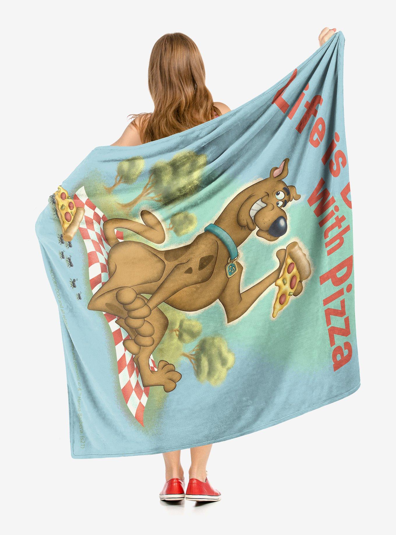 Scooby-Doo Pizza Is Life Throw Blanket, , alternate