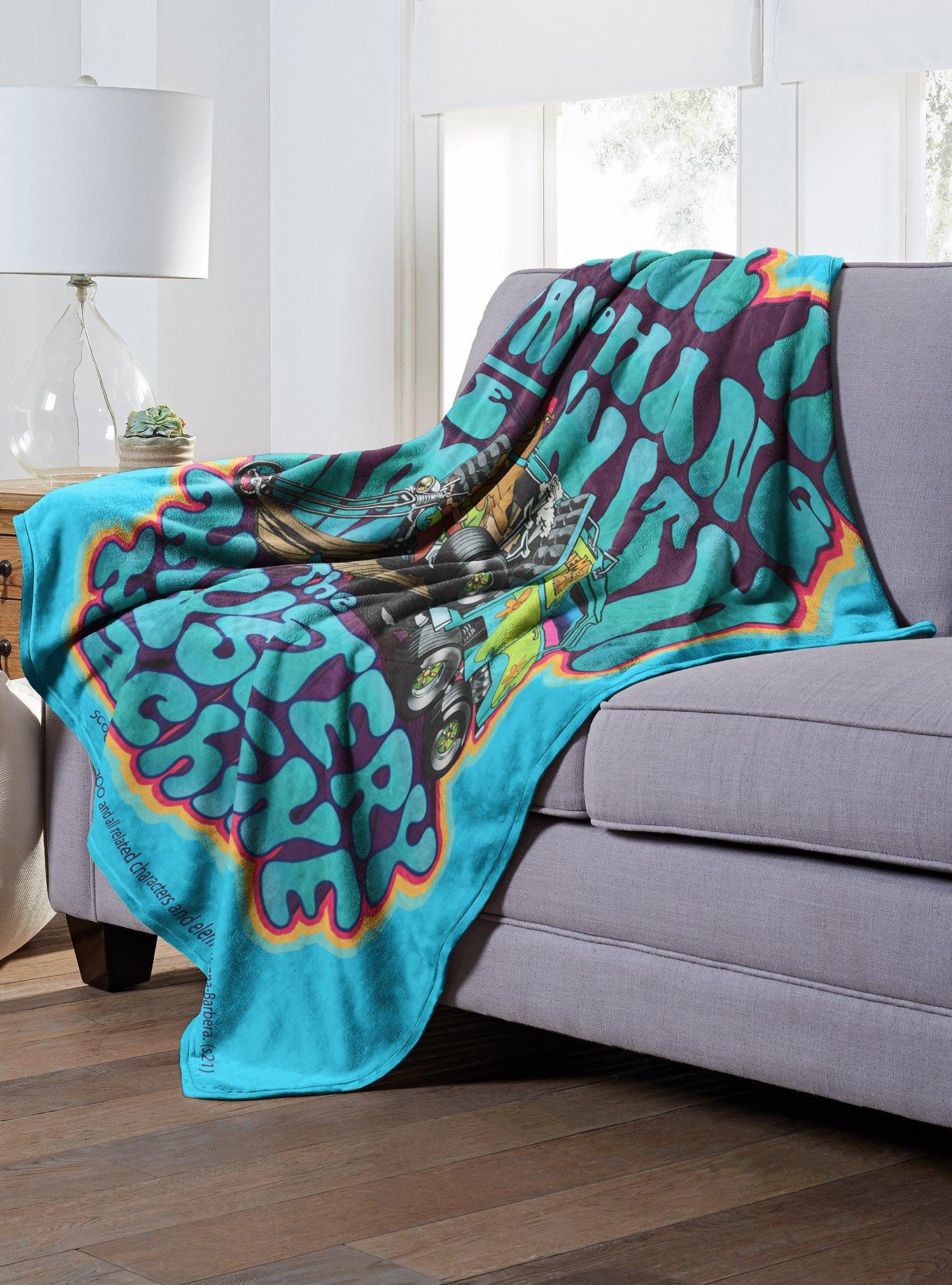 Scooby-Doo Roll In The Van Throw Blanket, , alternate