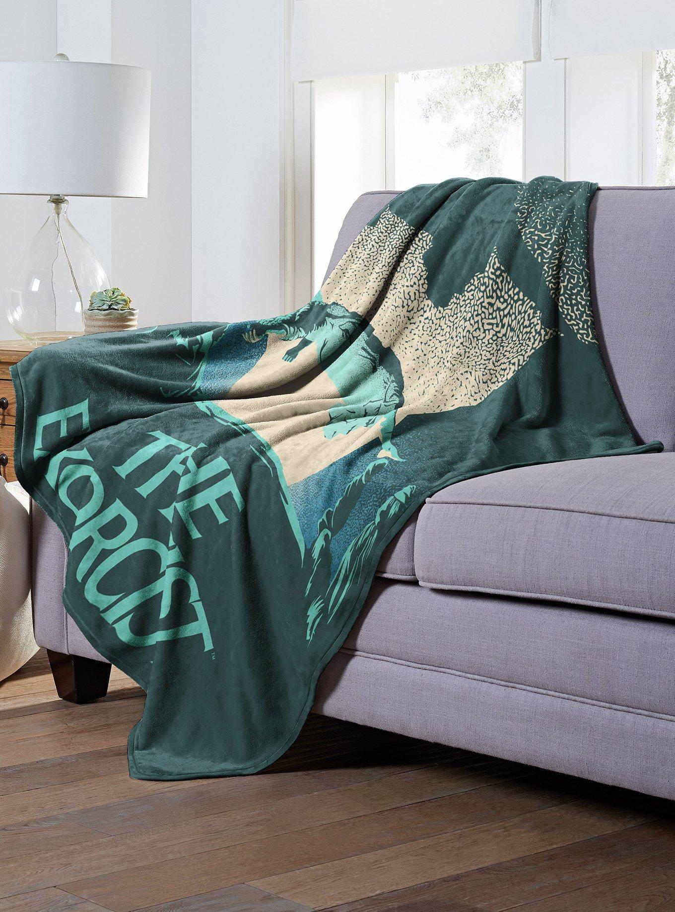 The Exorcist Poster Throw Blanket