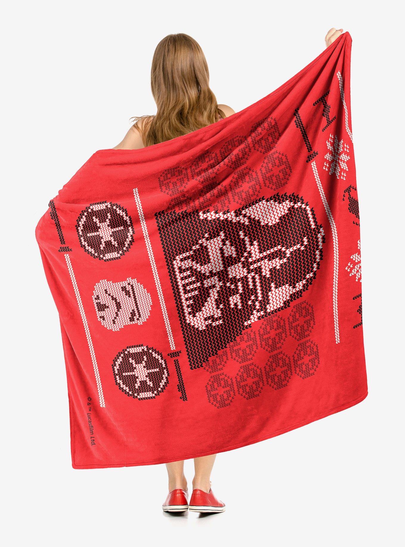 Star Wars Sith Xmas Sweater Throw Blanket, , hi-res