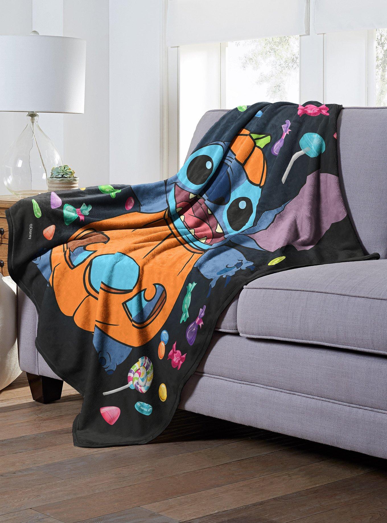 Disney Lilo & Stitch Candy Stitch Throw Blanket, , alternate
