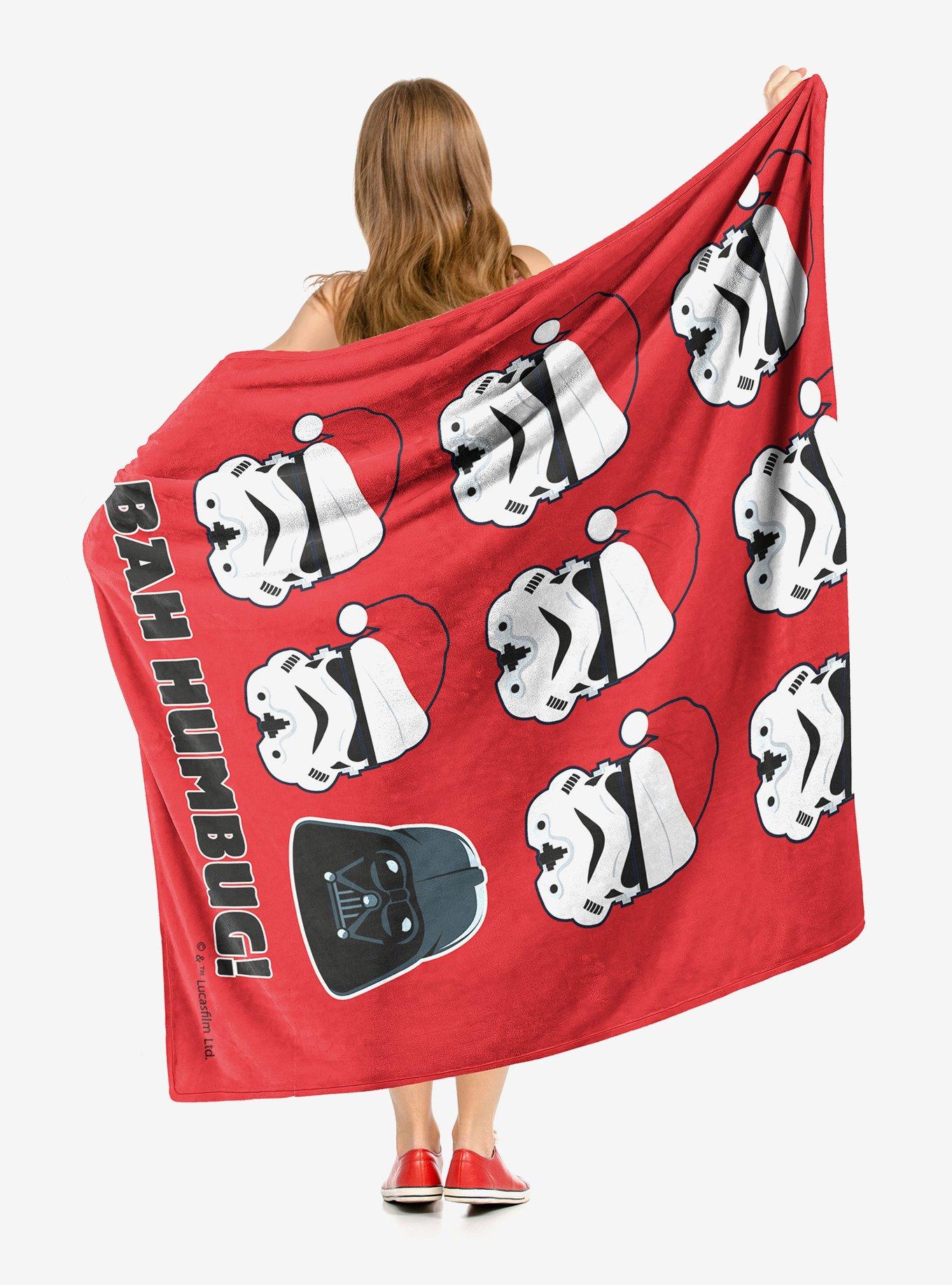 Star Wars Bah Humbug Throw Blanket, , alternate