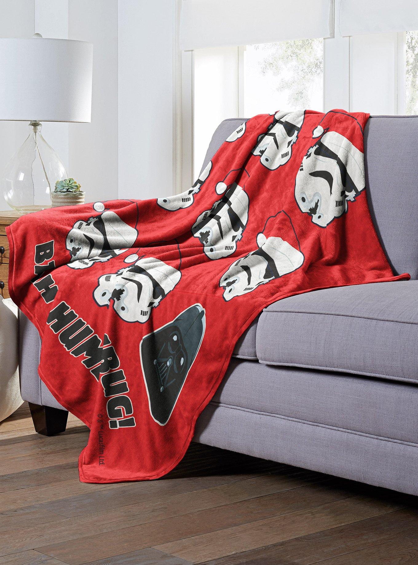 Star Wars Bah Humbug Throw Blanket, , alternate