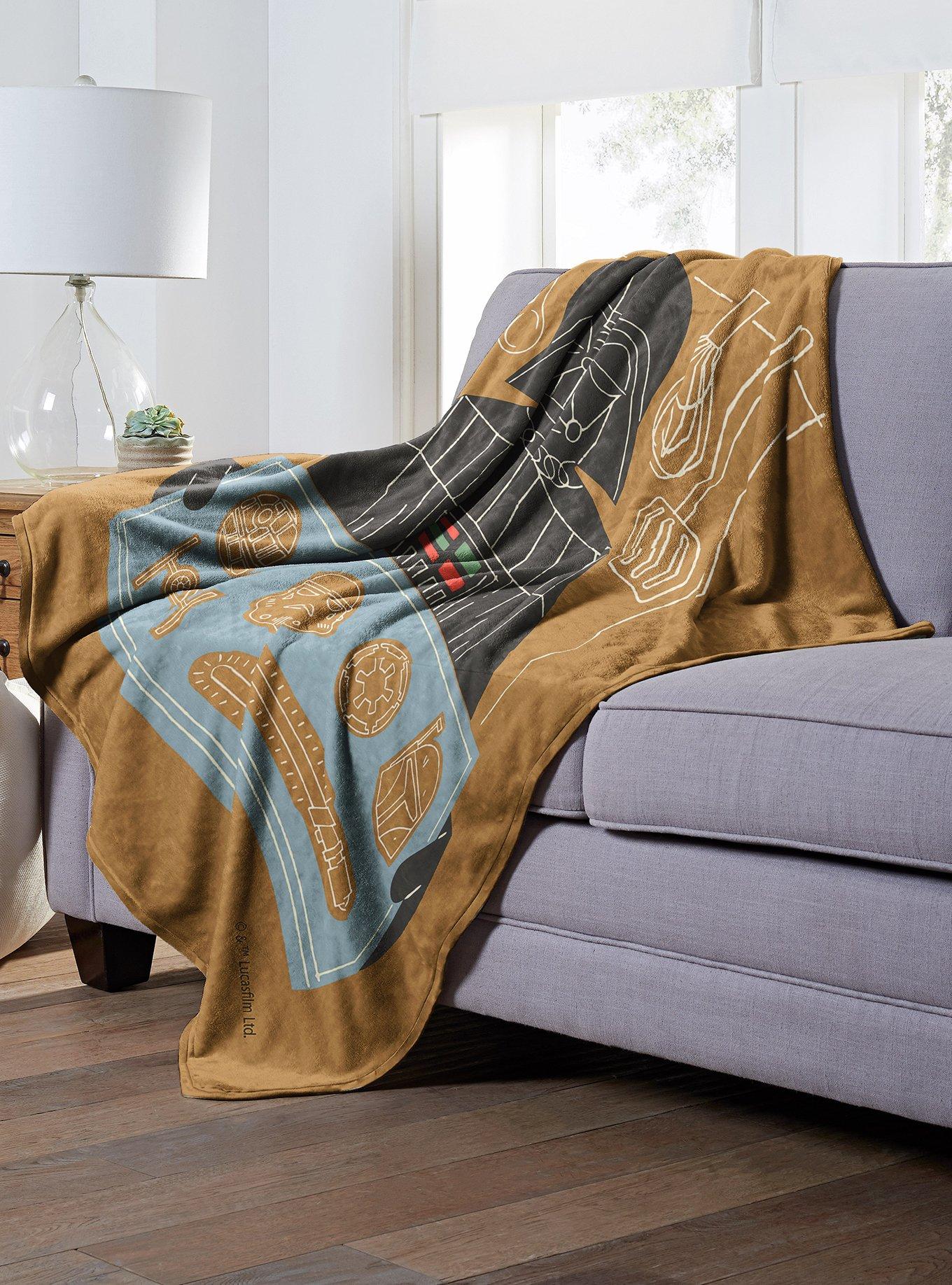 Star Wars Dark Side Cookies Throw Blanket, , alternate