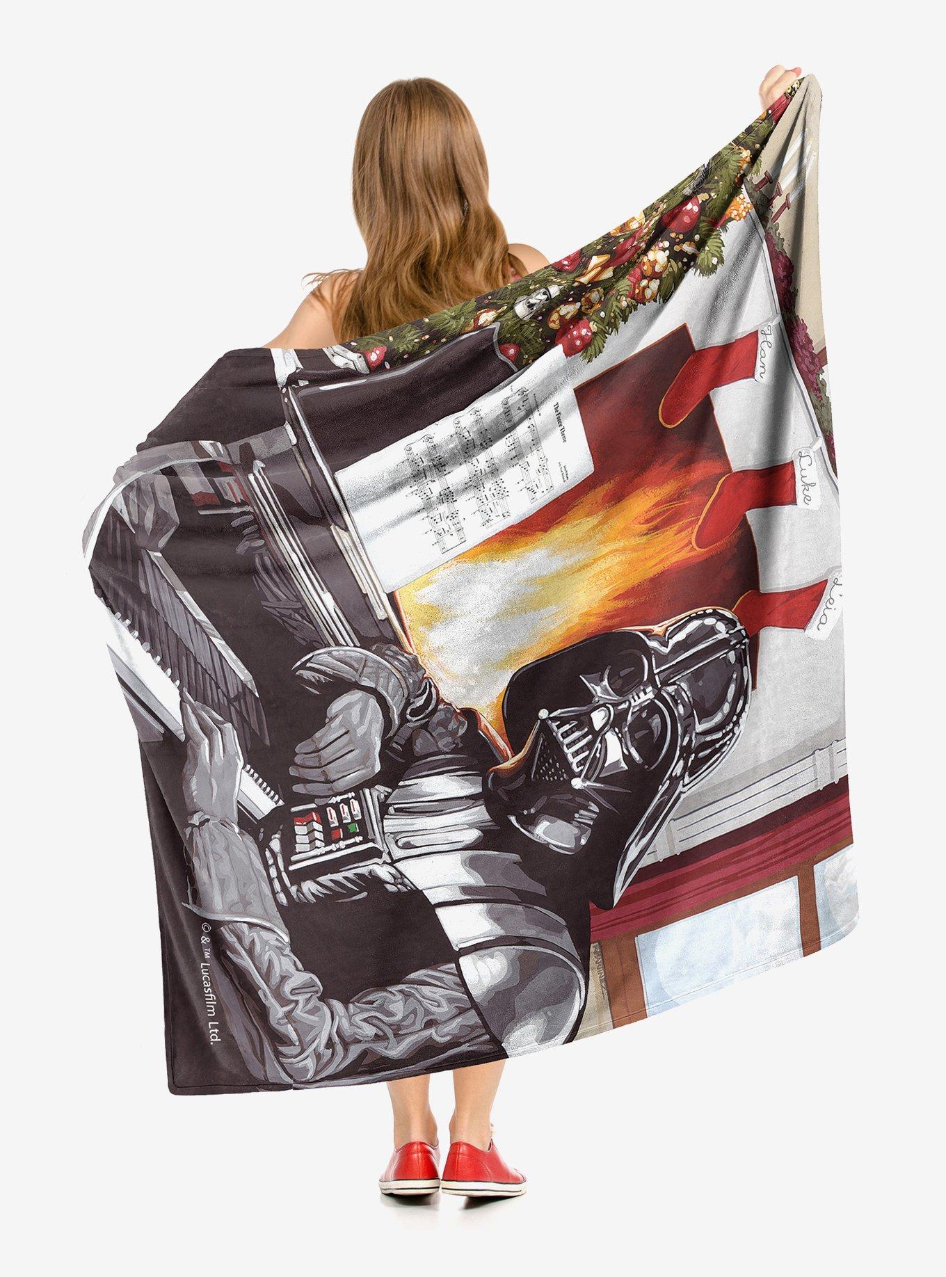 Star Wars Festive Sith Throw Blanket, , alternate