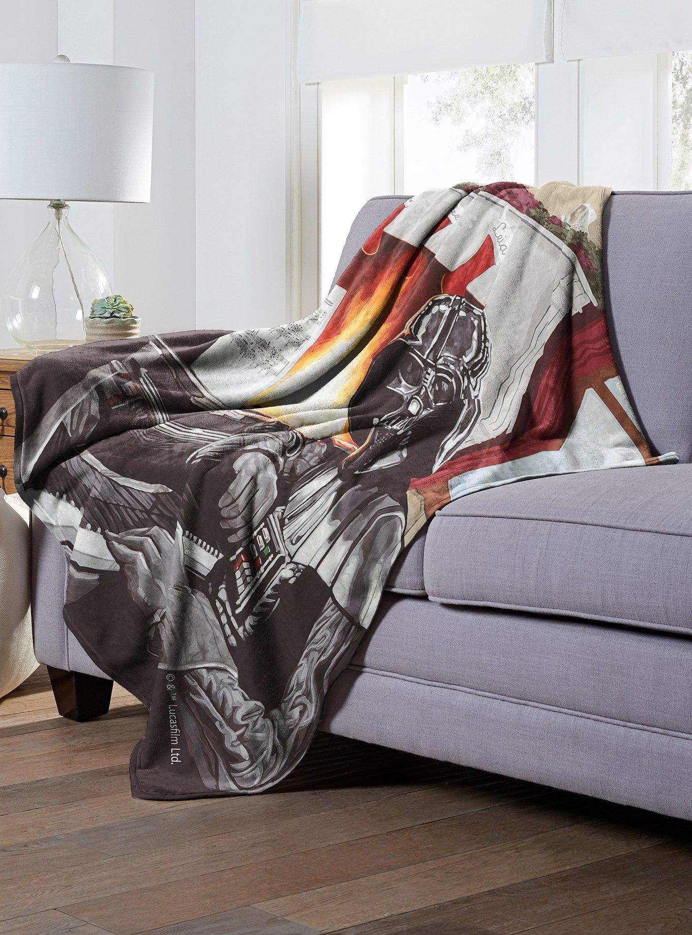Star Wars Festive Sith Throw Blanket, , alternate