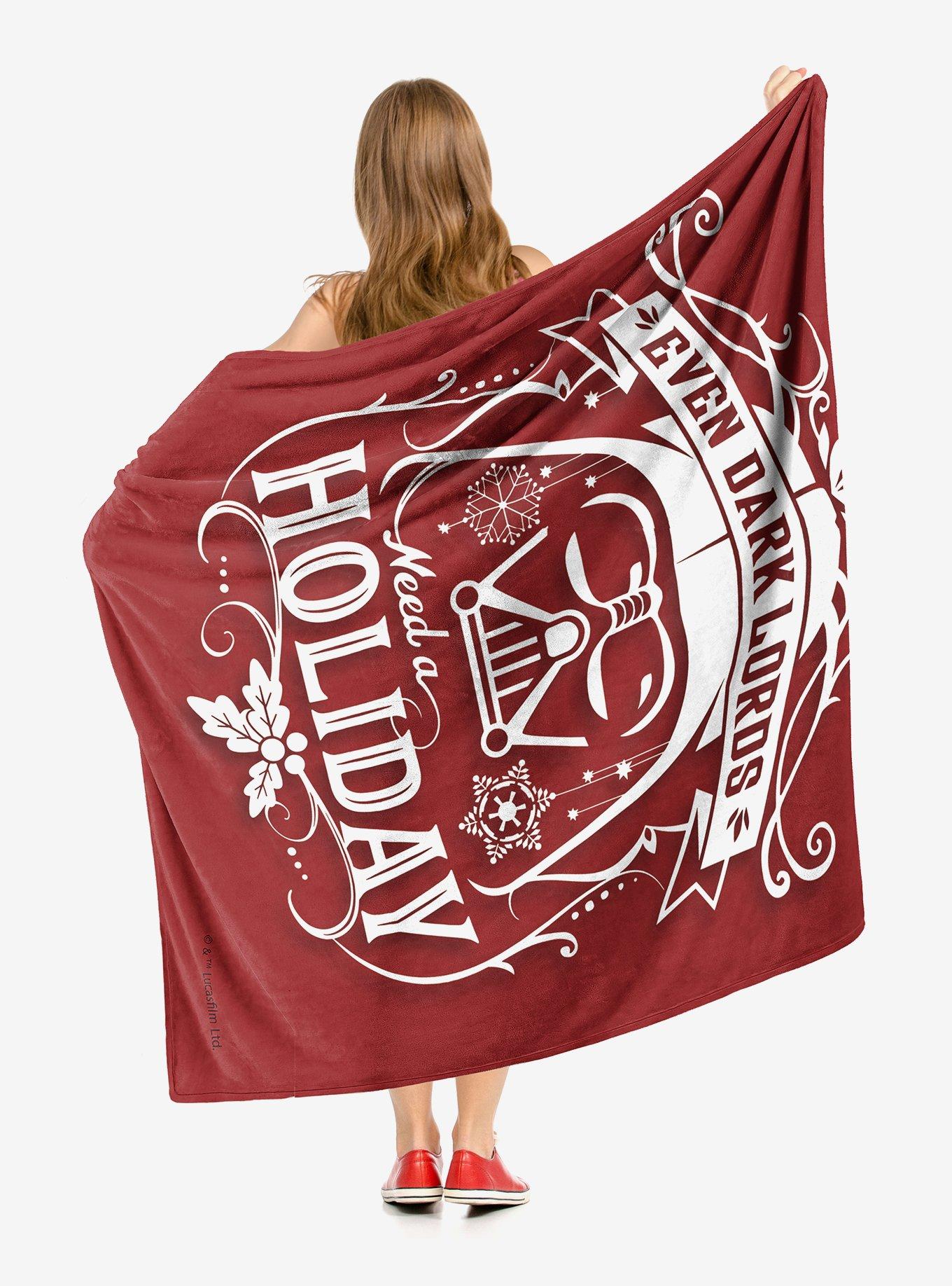 Star Wars Holiday Lord Throw Blanket, , alternate