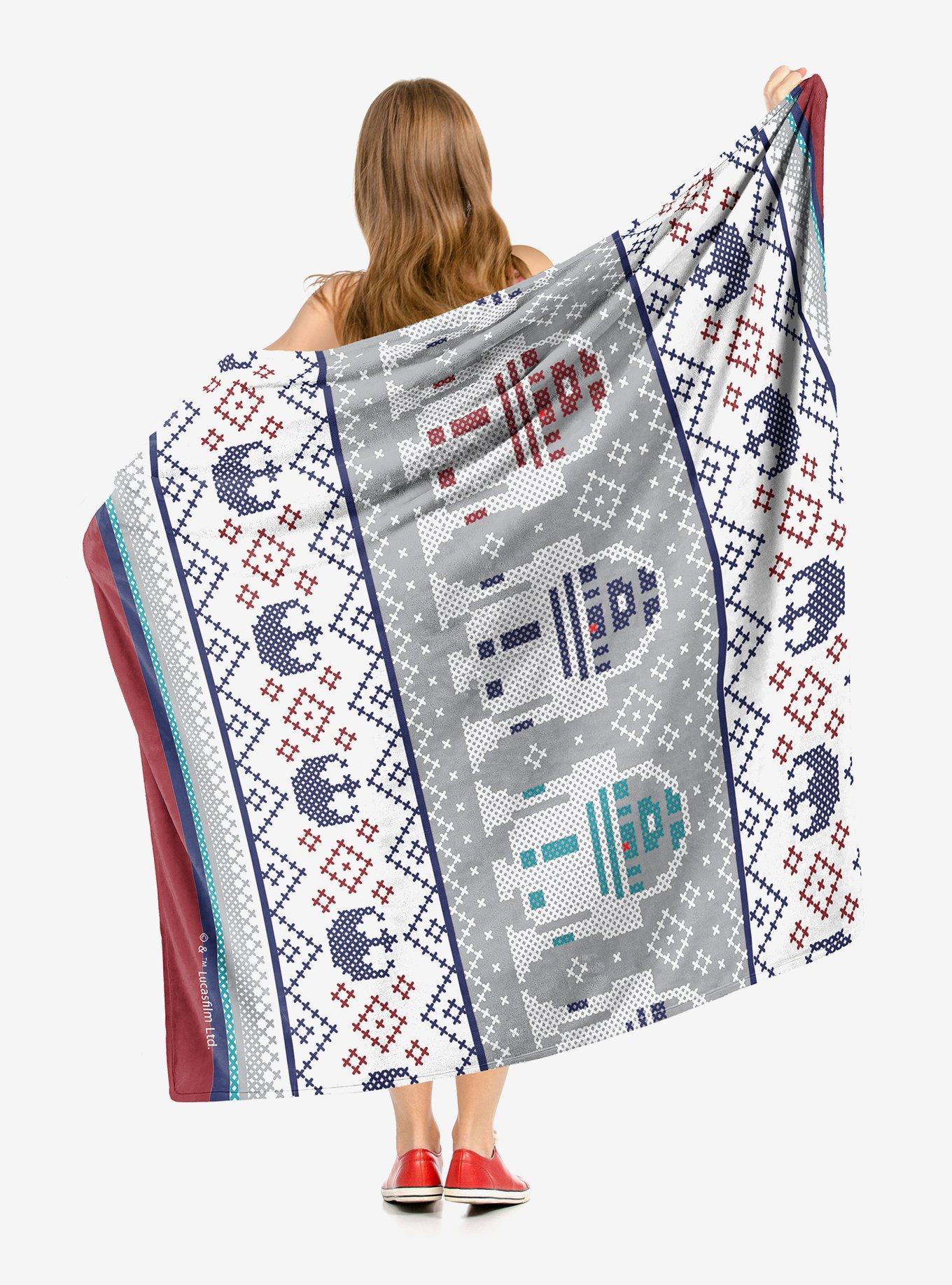 Star Wars R2D2 Sweater Throw Blanket, , alternate