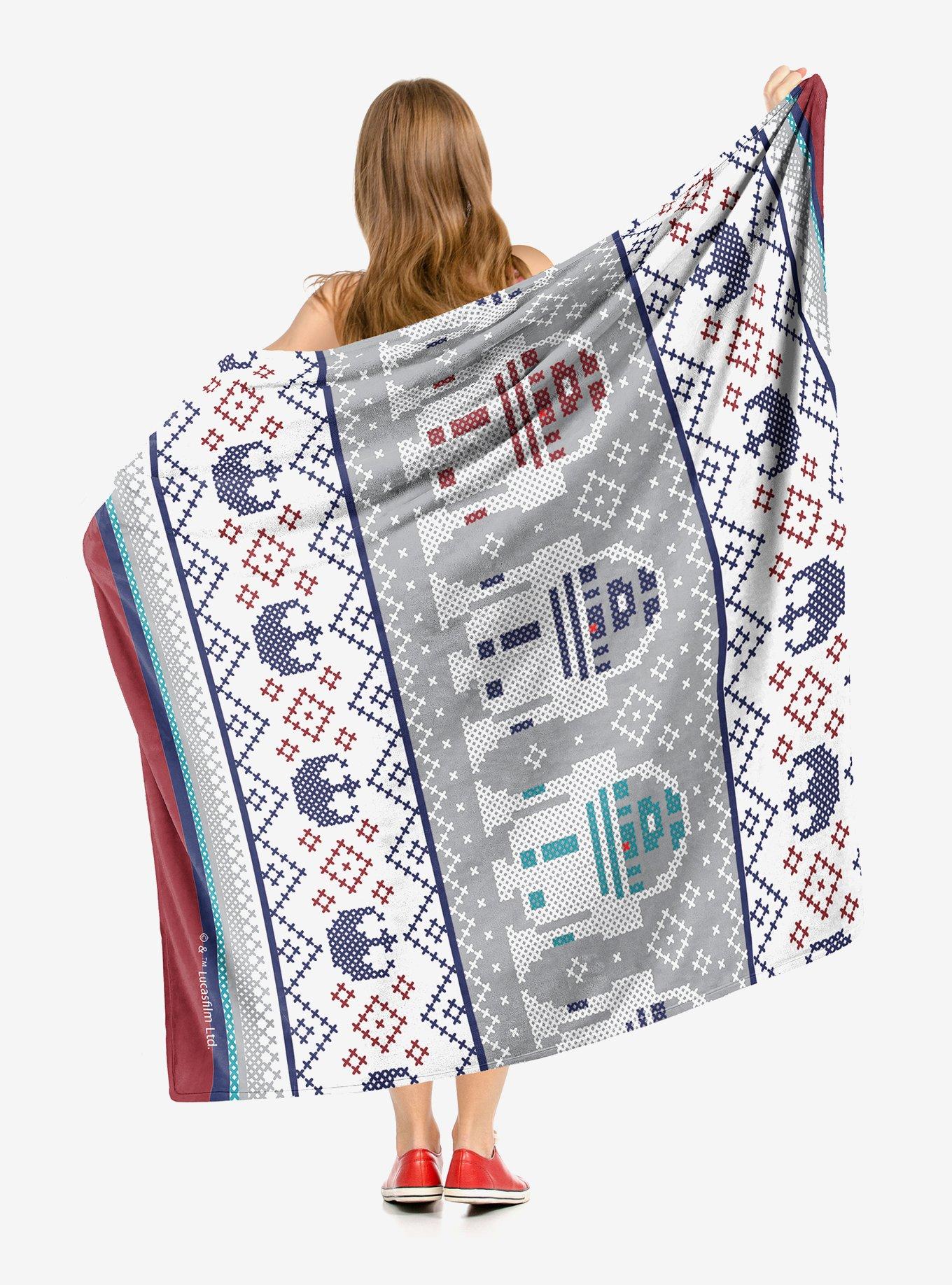 Star Wars R2D2 Sweater Throw Blanket, , hi-res