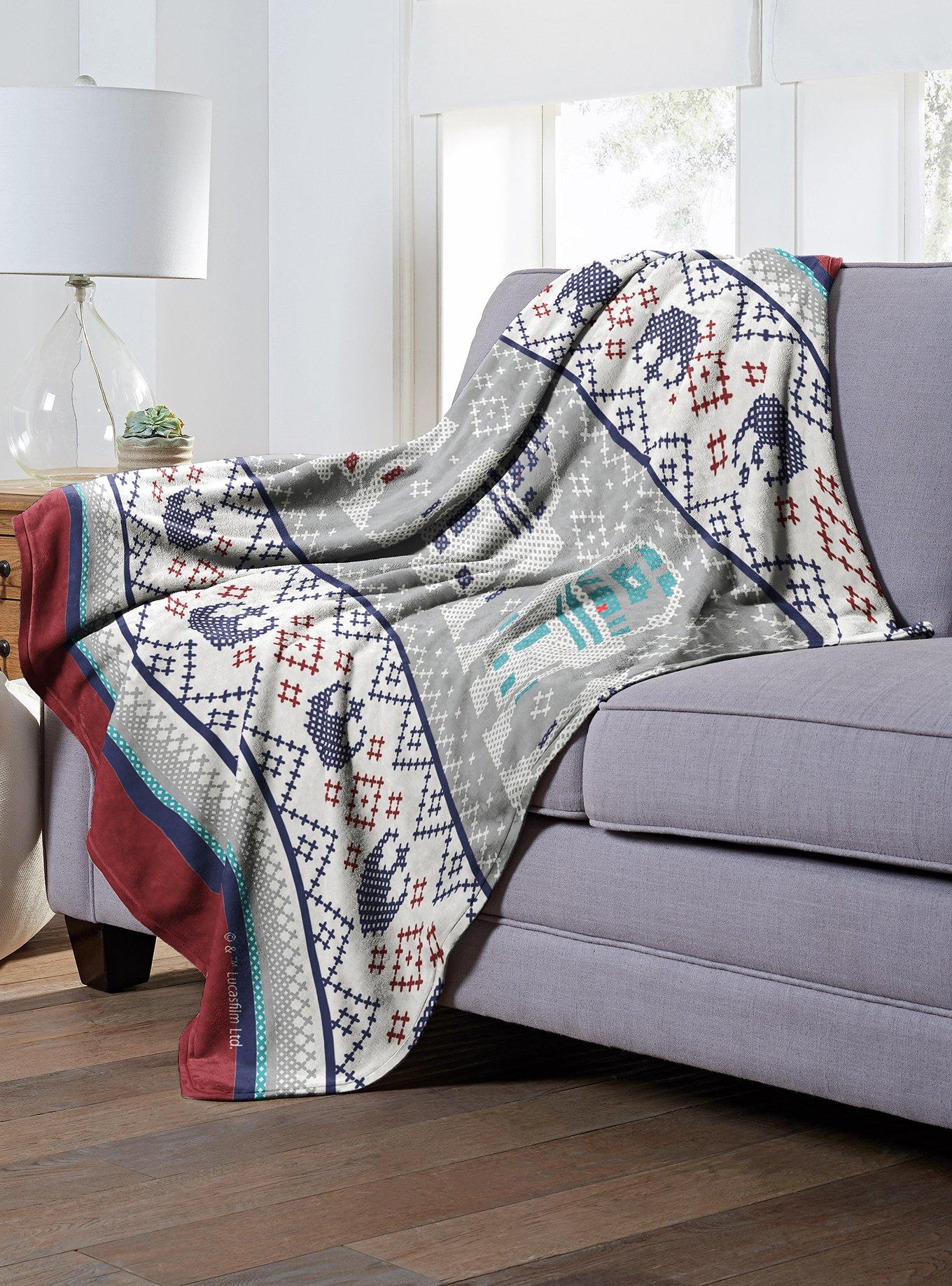 Star Wars R2D2 Sweater Throw Blanket, , alternate