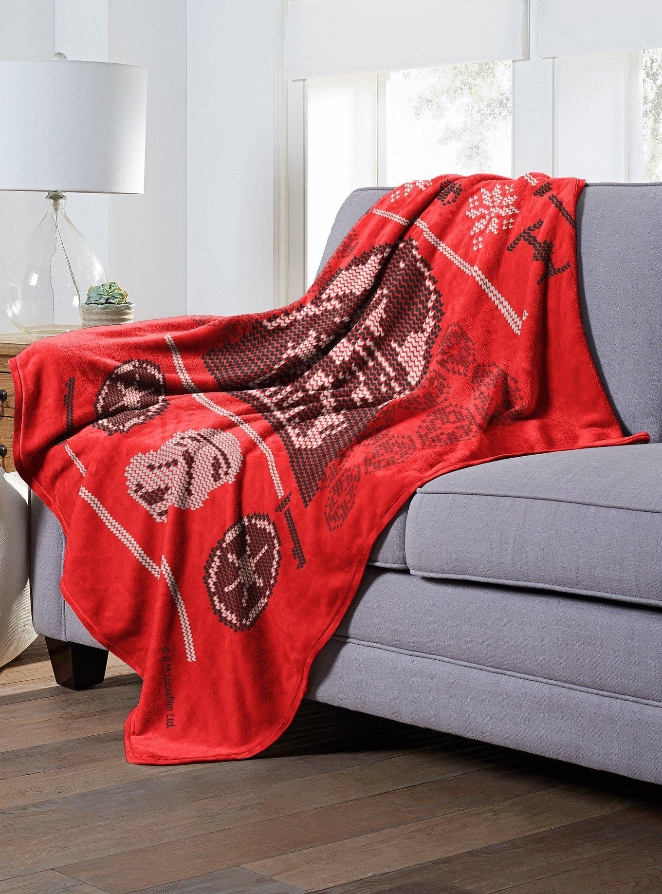 Star Wars Sith Xmas Sweater Throw Blanket, , alternate