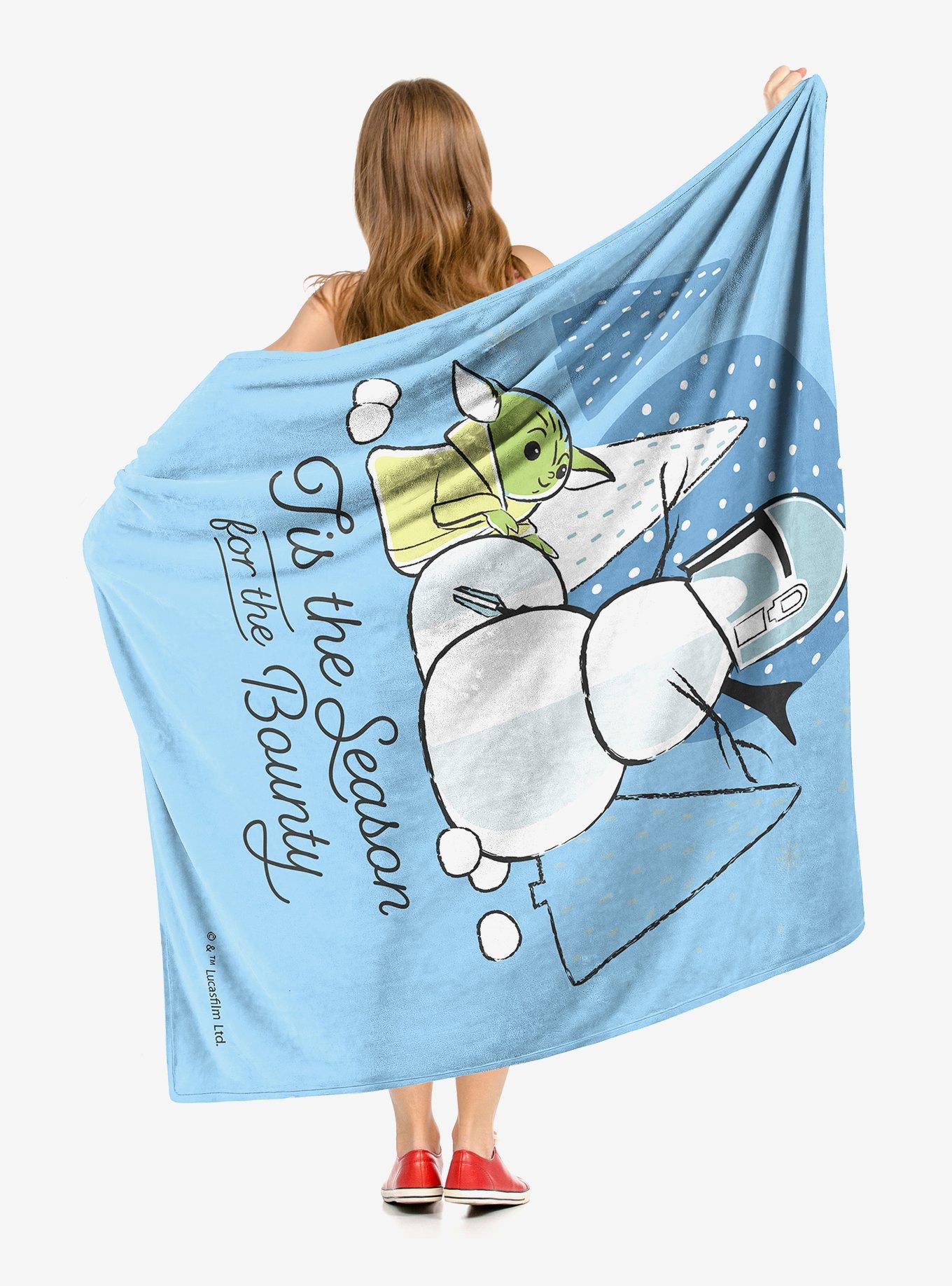 Star Wars The Mandalorian Bounty Season Throw Blanket, , alternate