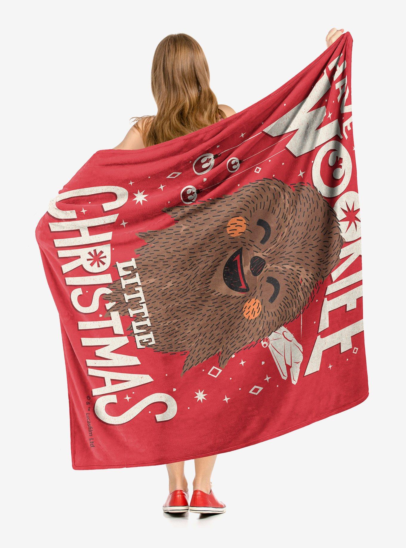 Star Wars Wookie Xmas Throw Blanket, , hi-res