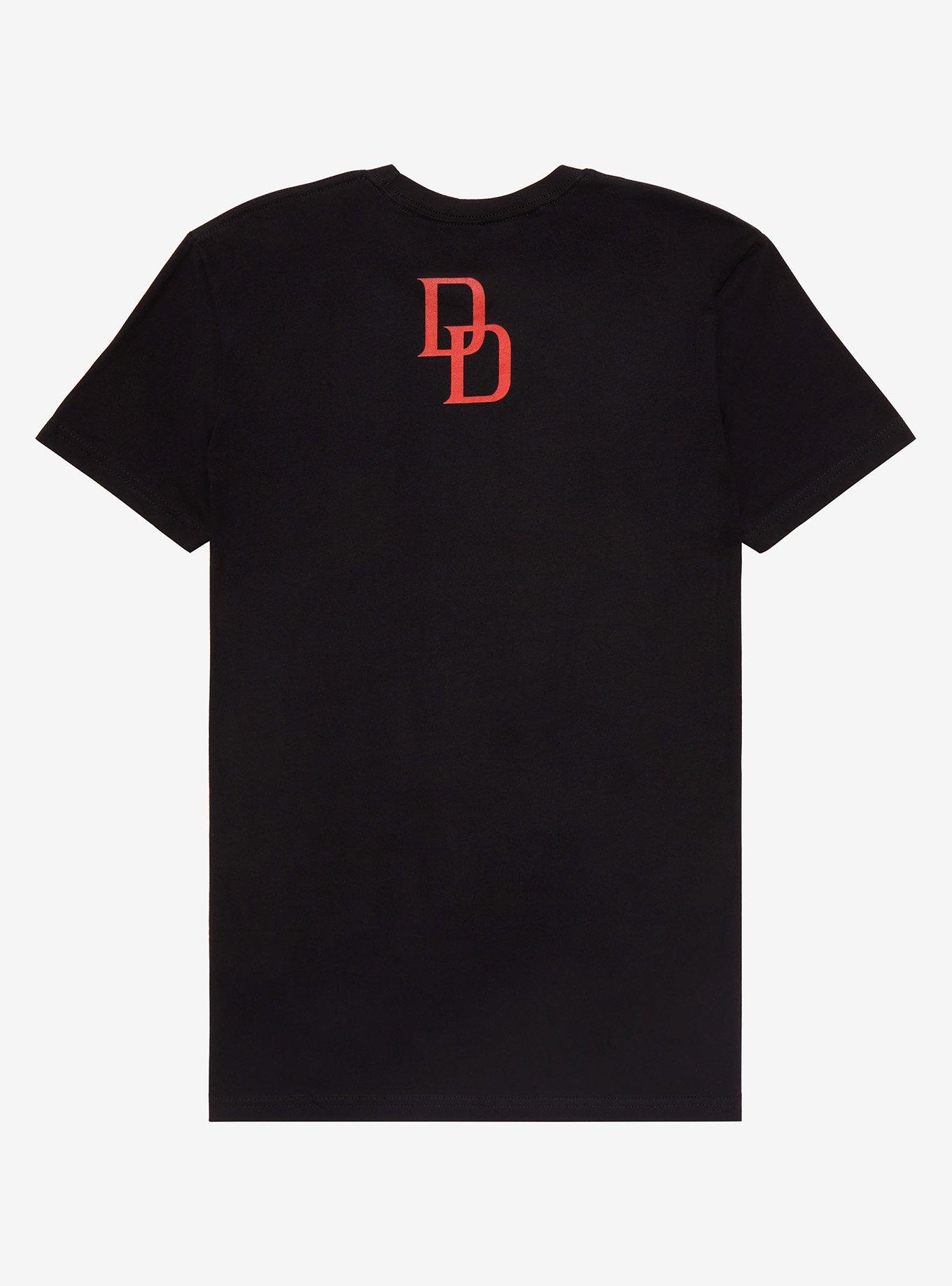 Marvel Daredevil Rain Boyfriend Fit Girls T-Shirt, MULTI, alternate