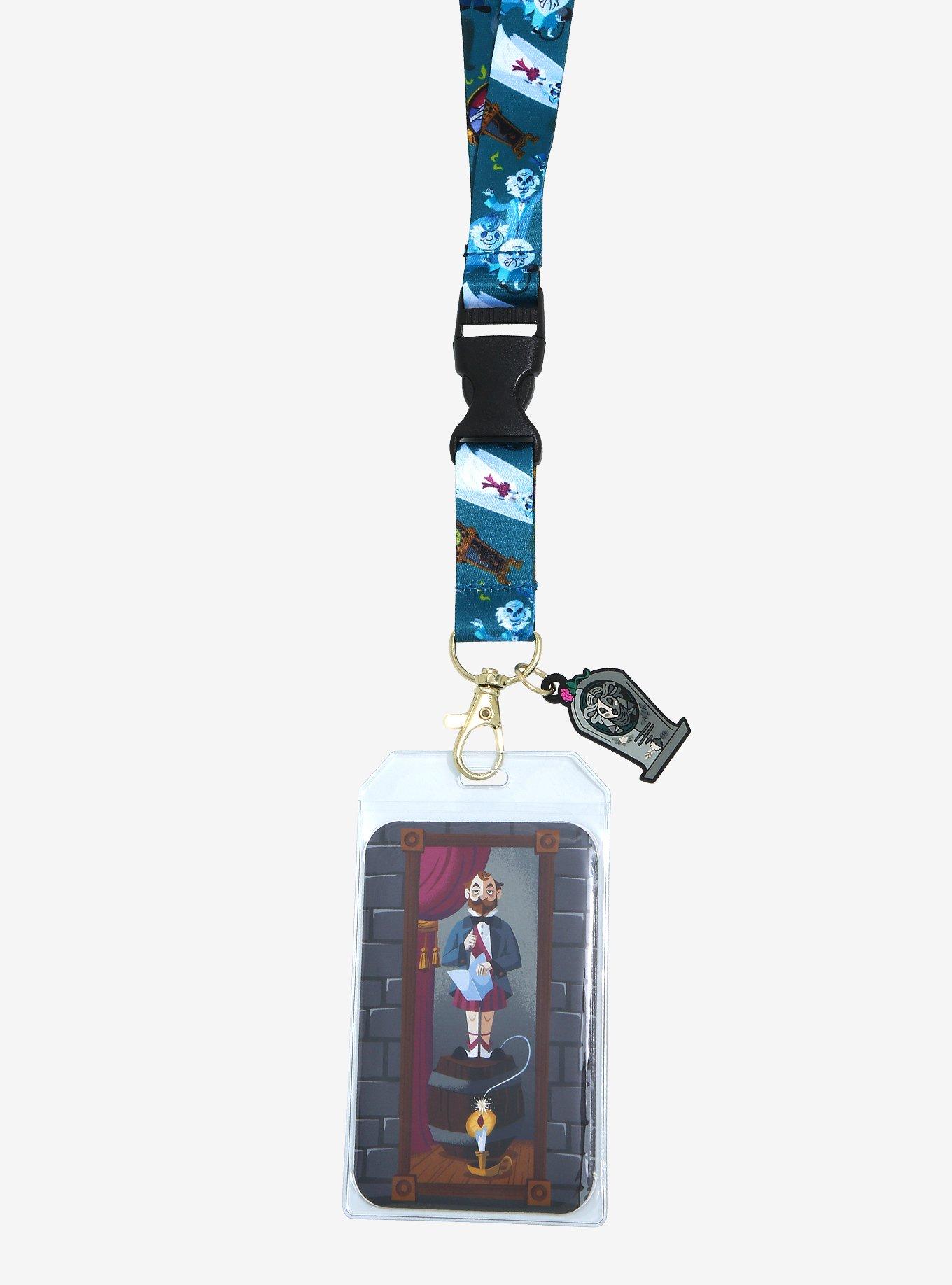 Disney The Haunted Mansion Characters Lanyard, , alternate