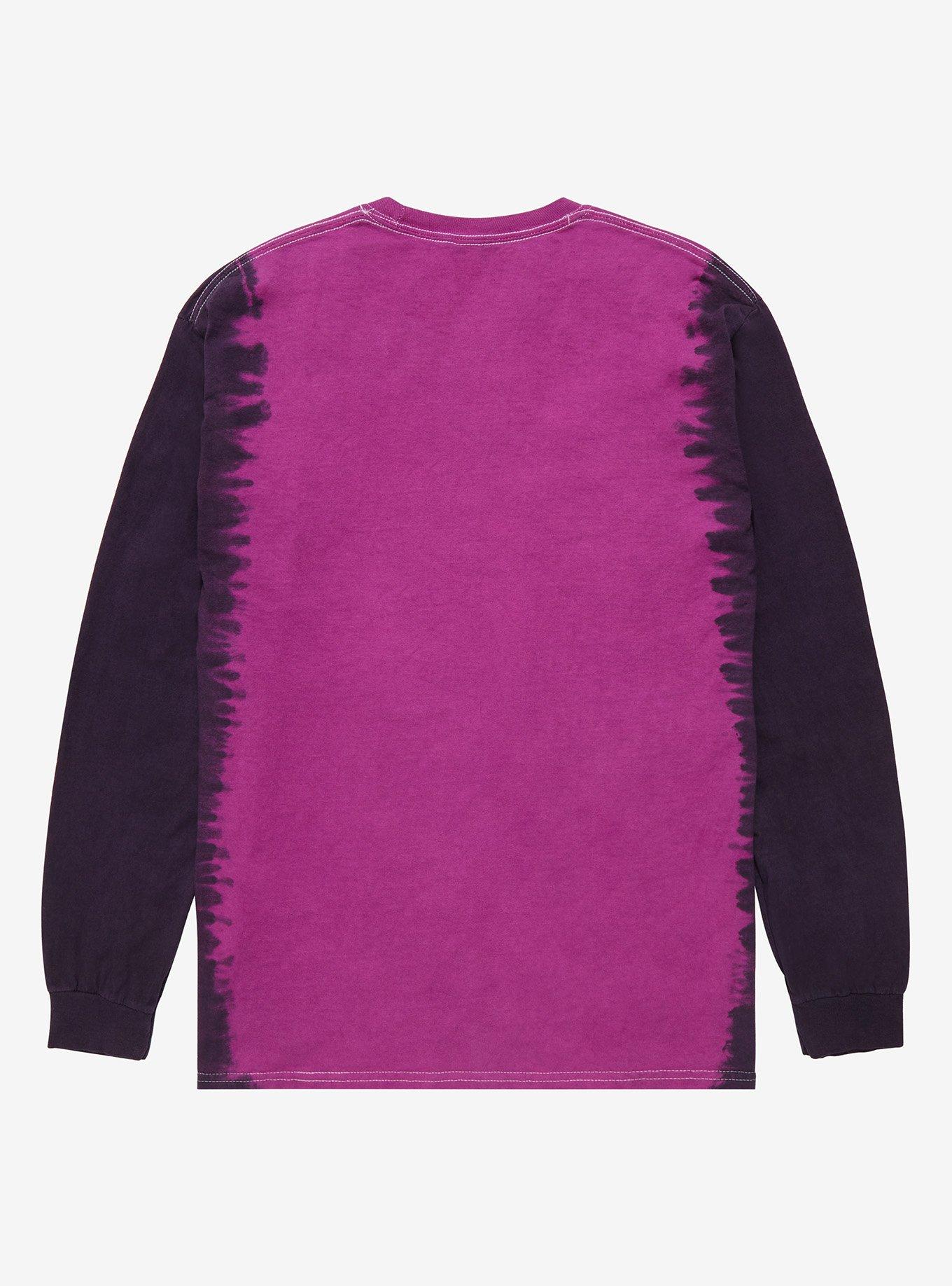 Marvel Guardians of the Galaxy Group Portrait Retro Split-Dye Long Sleeve T-Shirt, PURPLE  BLACK, alternate