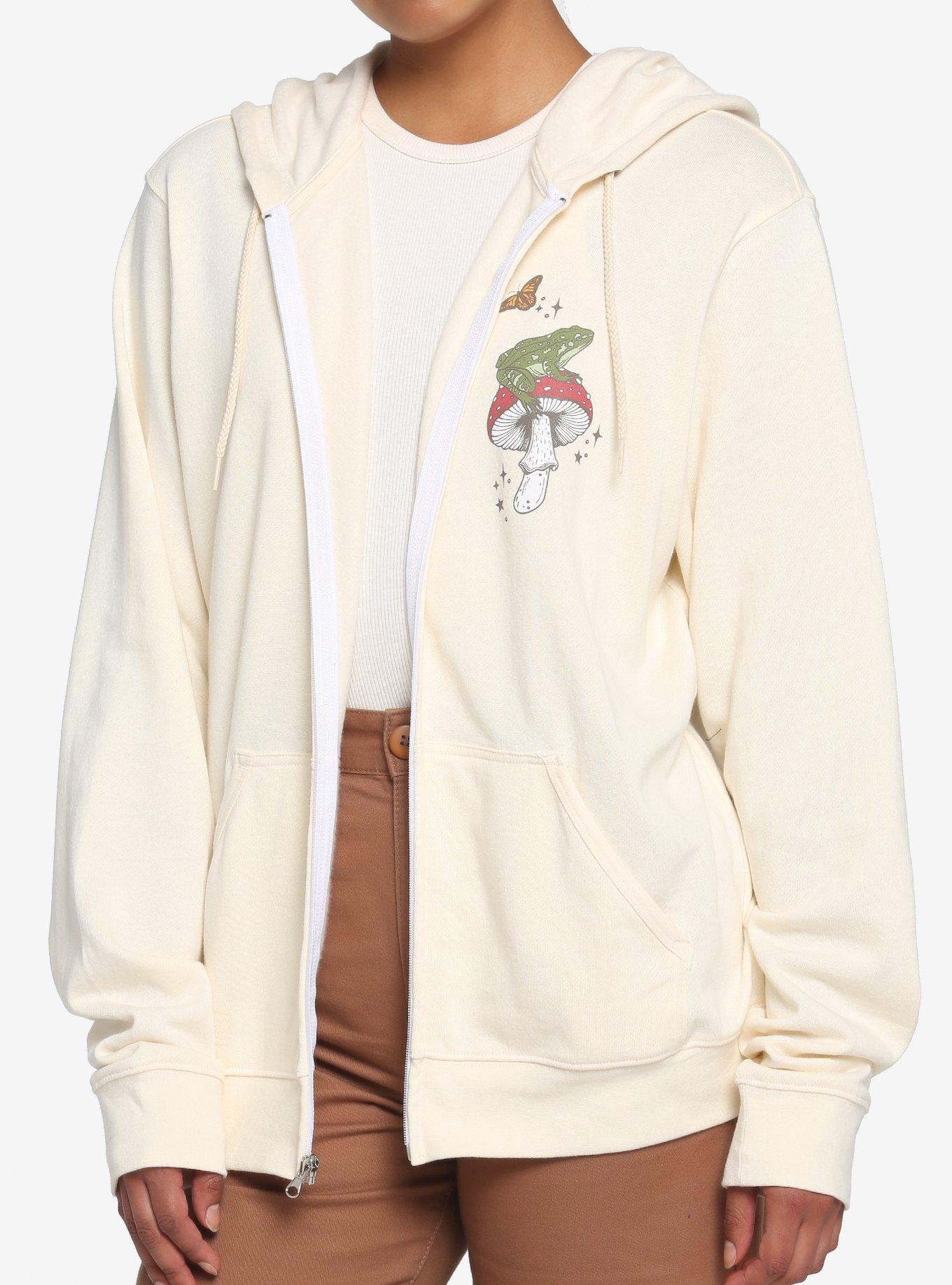 Cottage Land Mushroom Girls Hoodie, MULTI, alternate