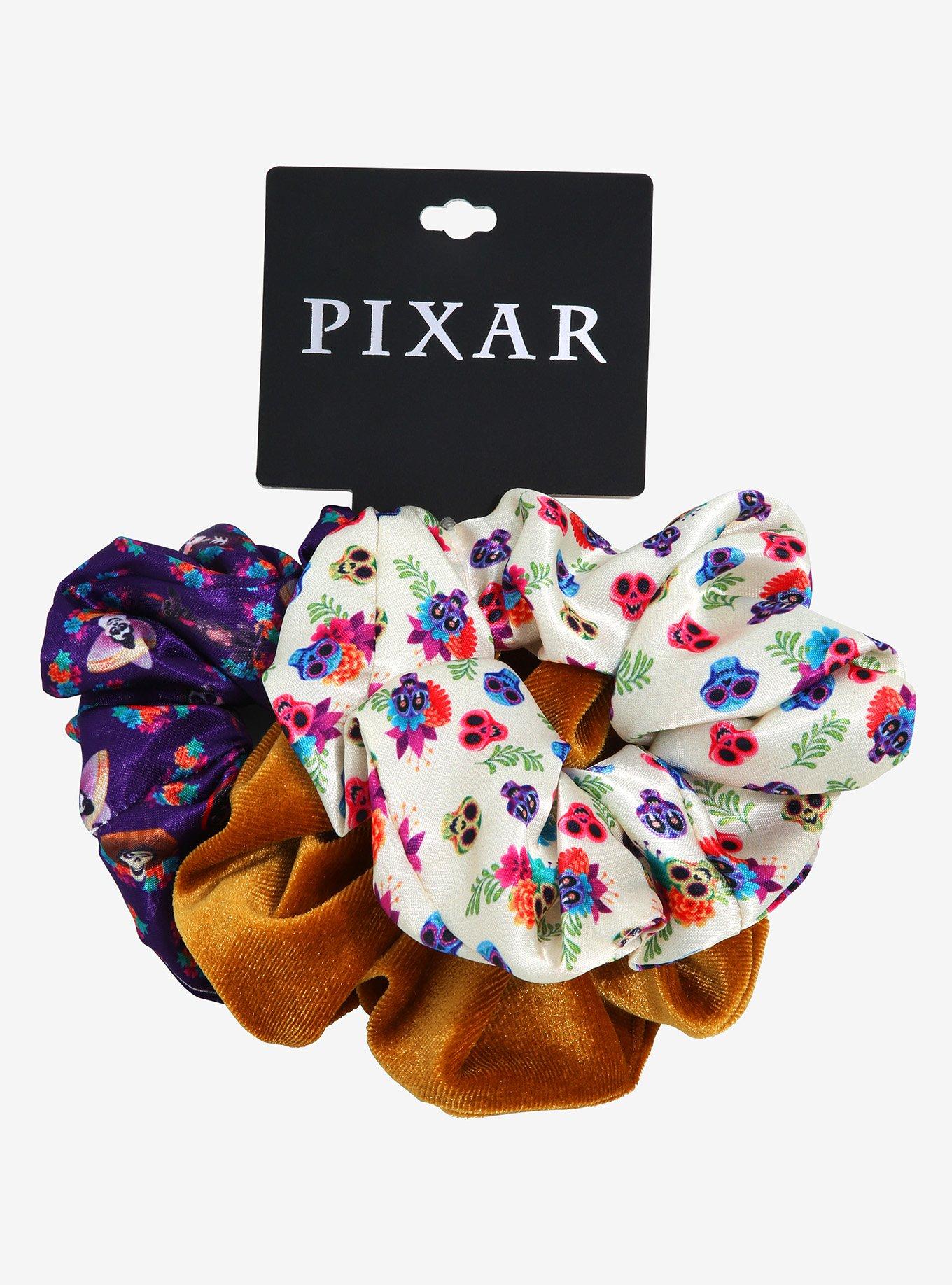 Disney Pixar Coco Characters & Flowers Scrunchy Set - BoxLunch Exclusive , , alternate