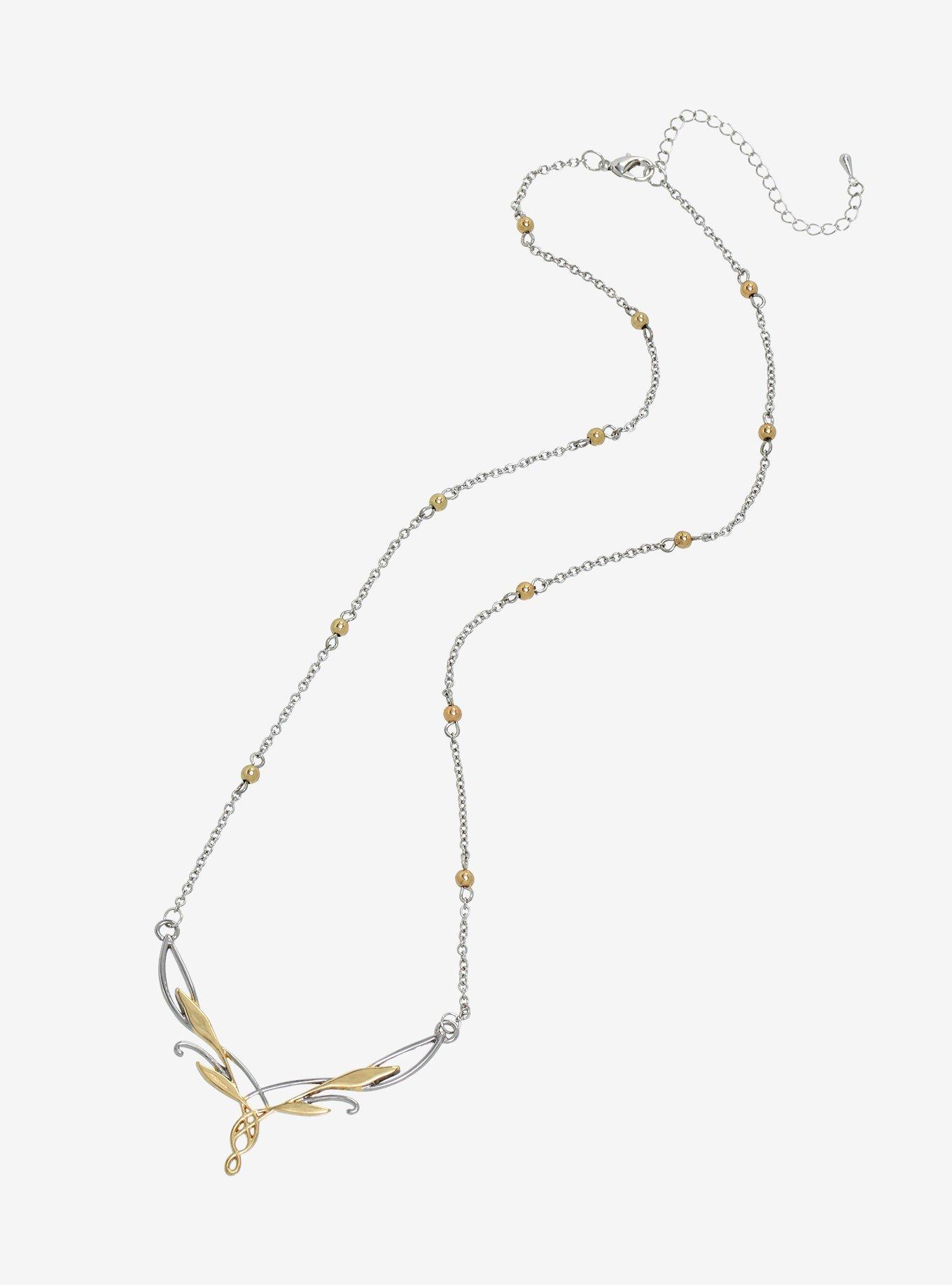 The Lord of the Rings Elven Necklace - BoxLunch Exclusive, , alternate