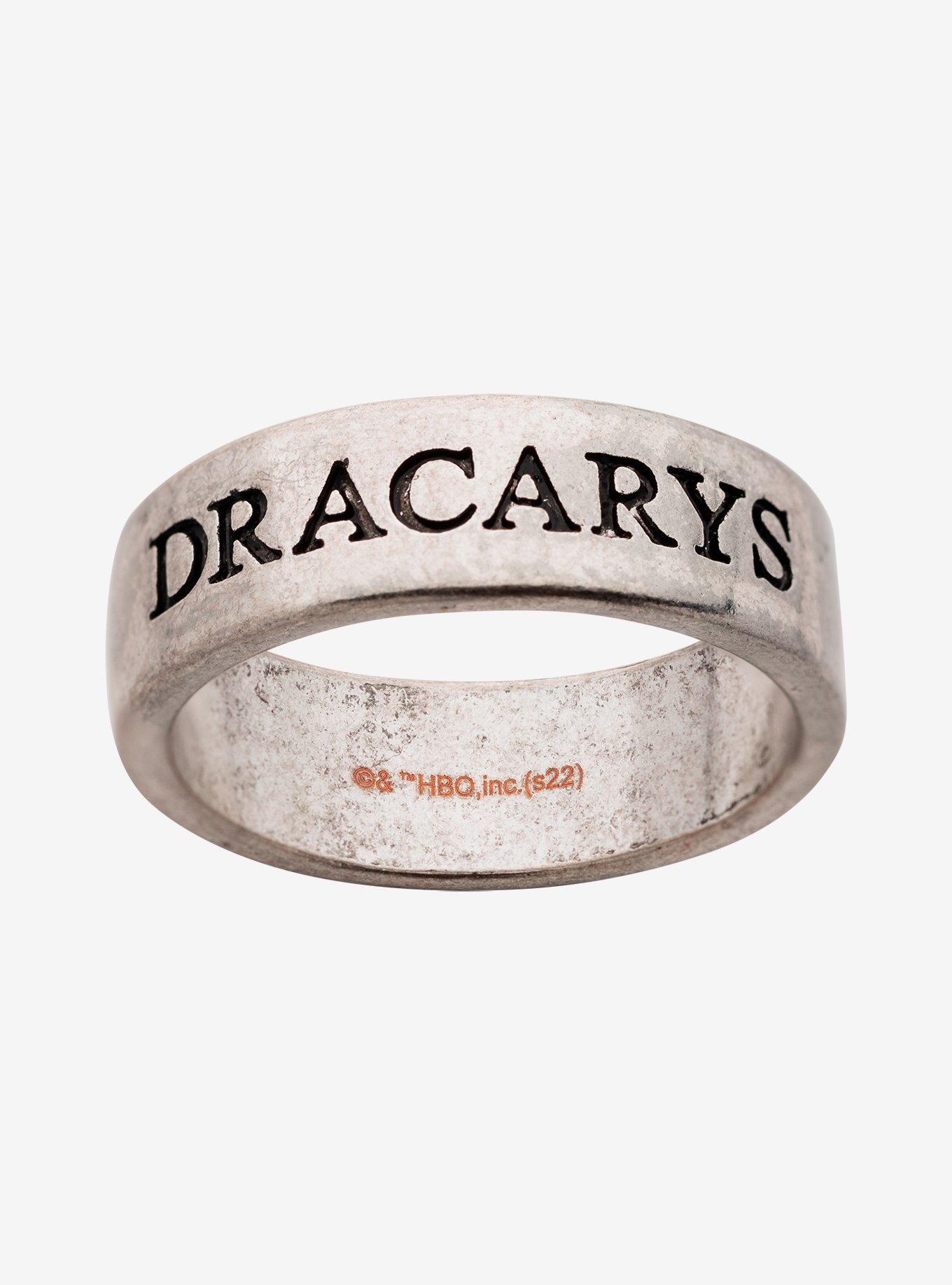 House Of The Dragon Crystal Dragon Ring Set, , alternate