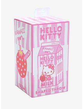 Hello Kitty Milk Carton Figural Throw Blanket, , hi-res