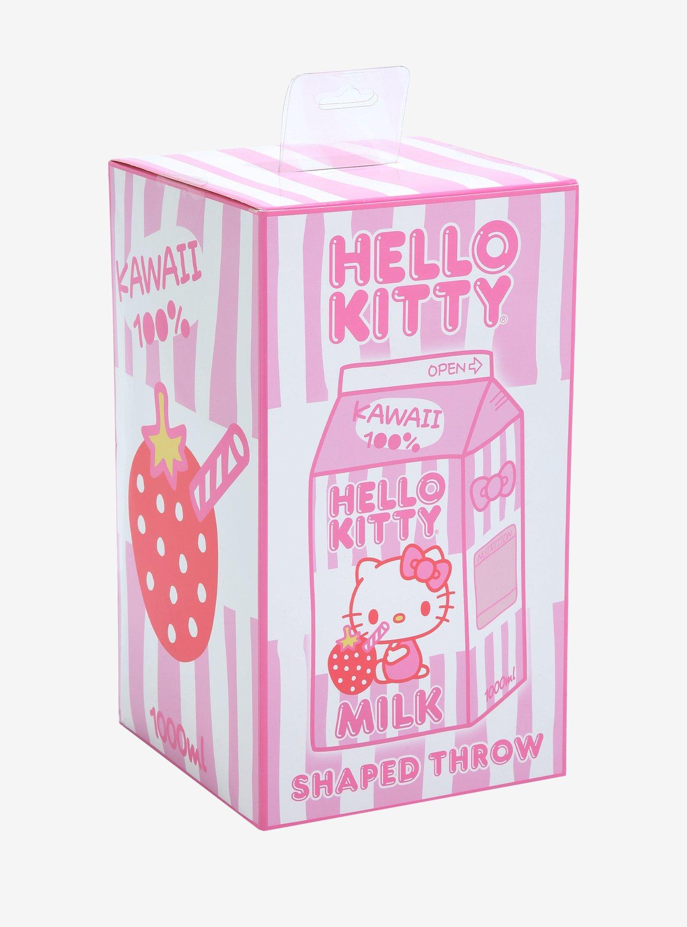 Hello Kitty Milk Carton Figural Throw Blanket, , alternate