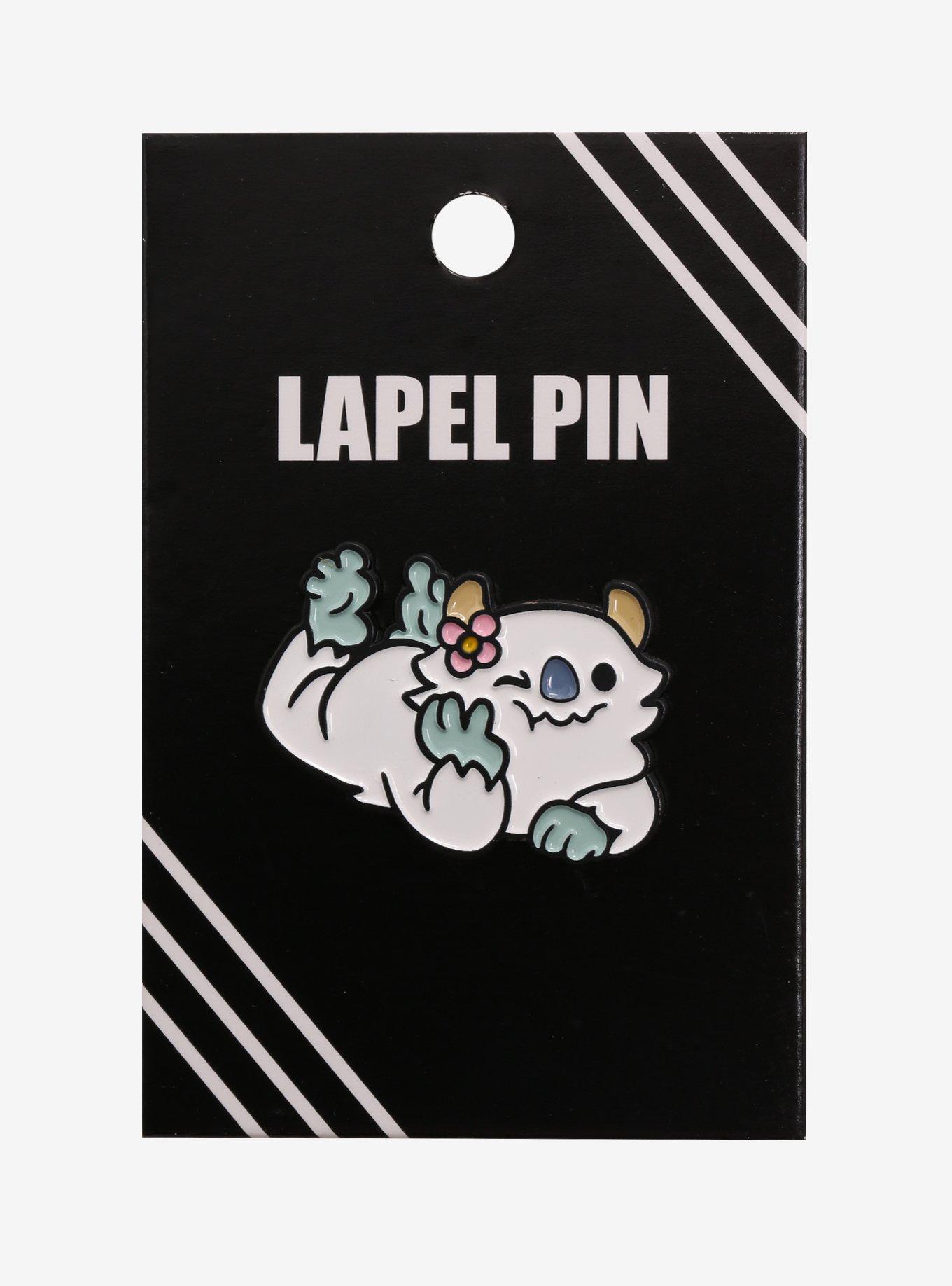 Winking Yeti Enamel Pin, , alternate
