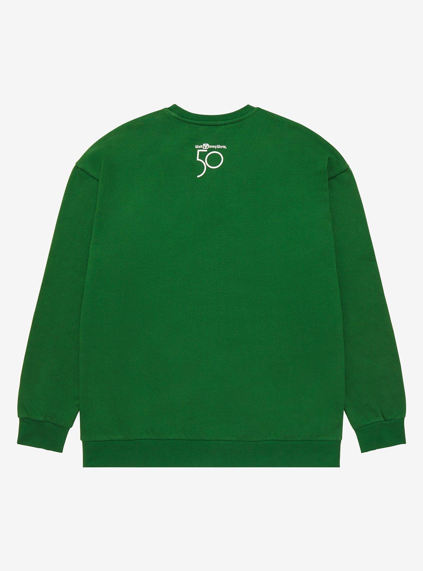 Disney Walt Disney World Winter Wonderland Group Portrait Crewneck - BoxLunch Exclusive, FOREST, alternate