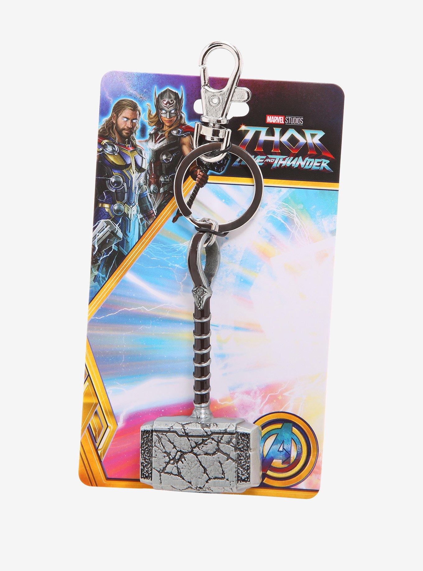 Marvel Thor: Love And Thunder Mjolnir Key Chain, , alternate