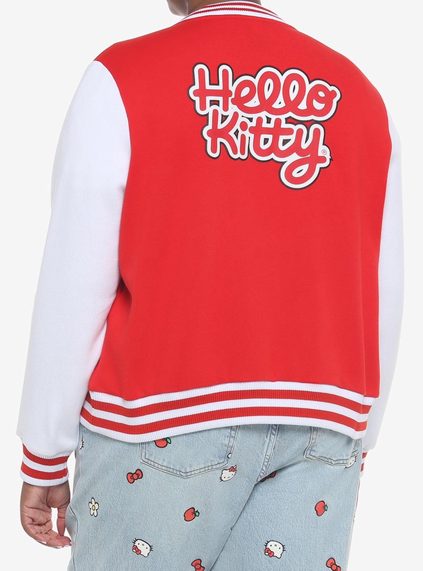 Hello Kitty Girls Varsity Jacket Plus Size