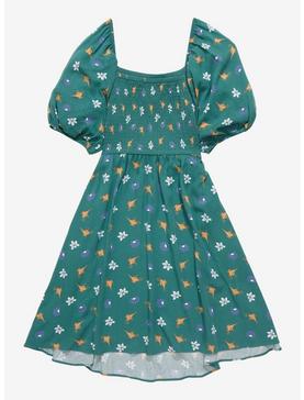 Plus Size Her Universe Disney Aladdin Icons Allover Print Smocked Dress - BoxLunch Exclusive, , hi-res
