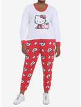Hello Kitty Apple Girls Skimmer Long-Sleeve Pajama Top Plus Size, MULTI, alternate