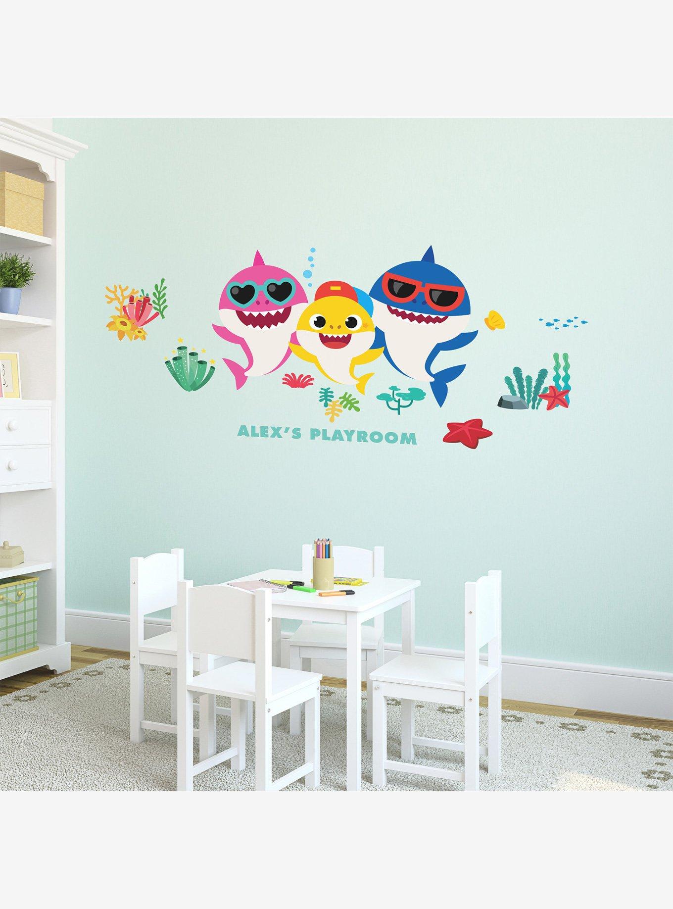 Baby Shark Peel & Stick Giant Wall Decals, , hi-res