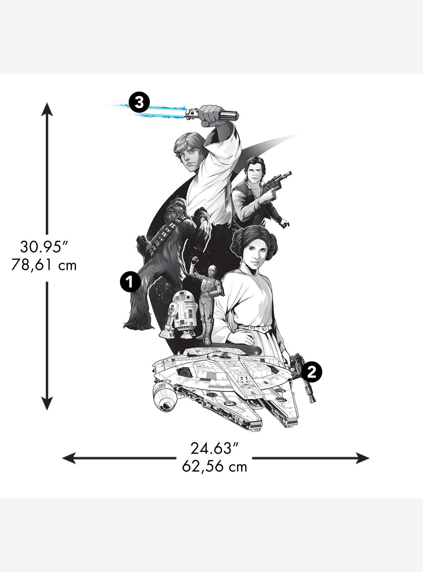 Star Wars Peel & Stick Giant Wall Decal, , alternate