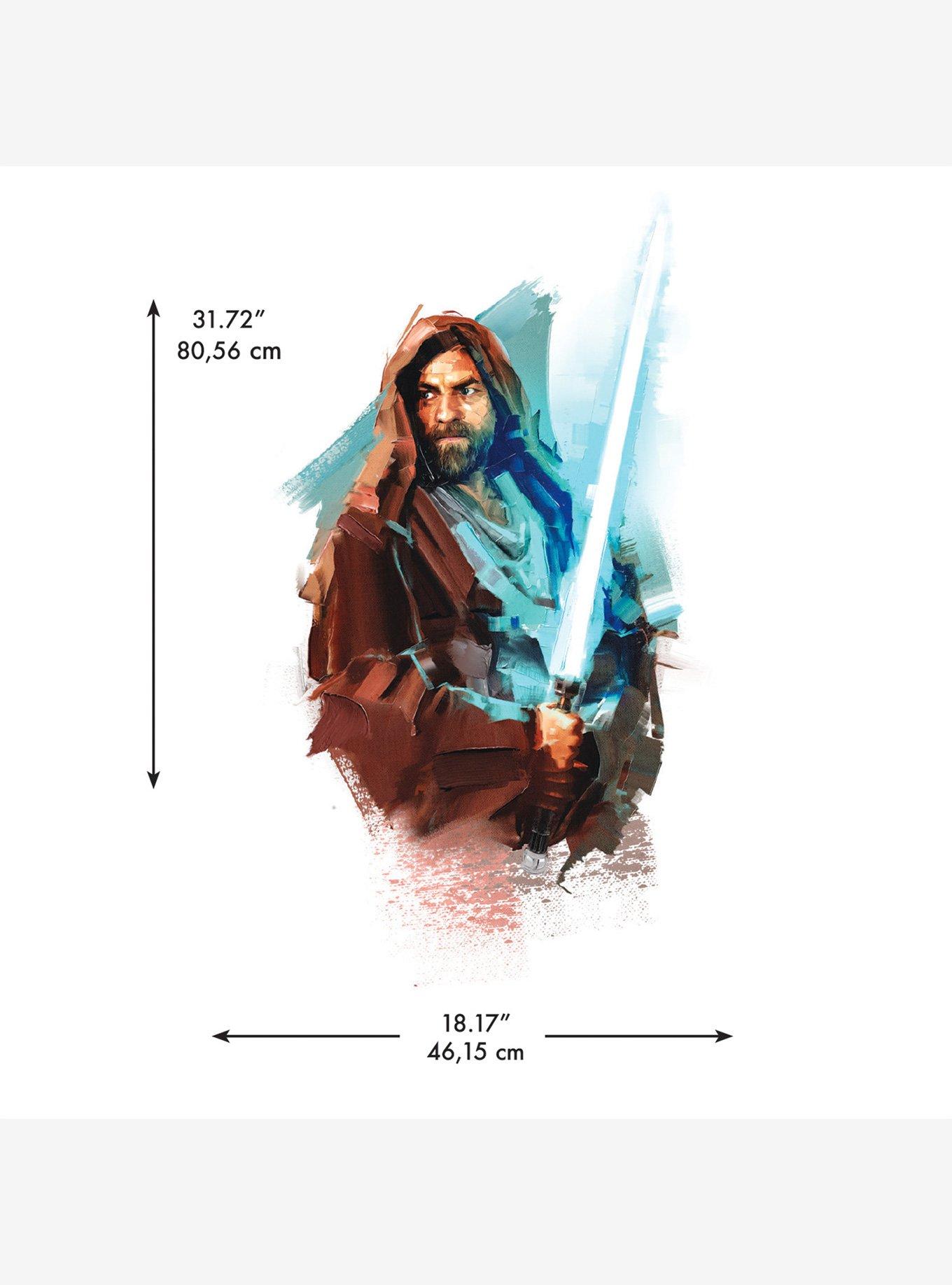 Star Wars Obi Wan Kenobi Painted Peel & Stick Giant Wall Decals, , hi-res