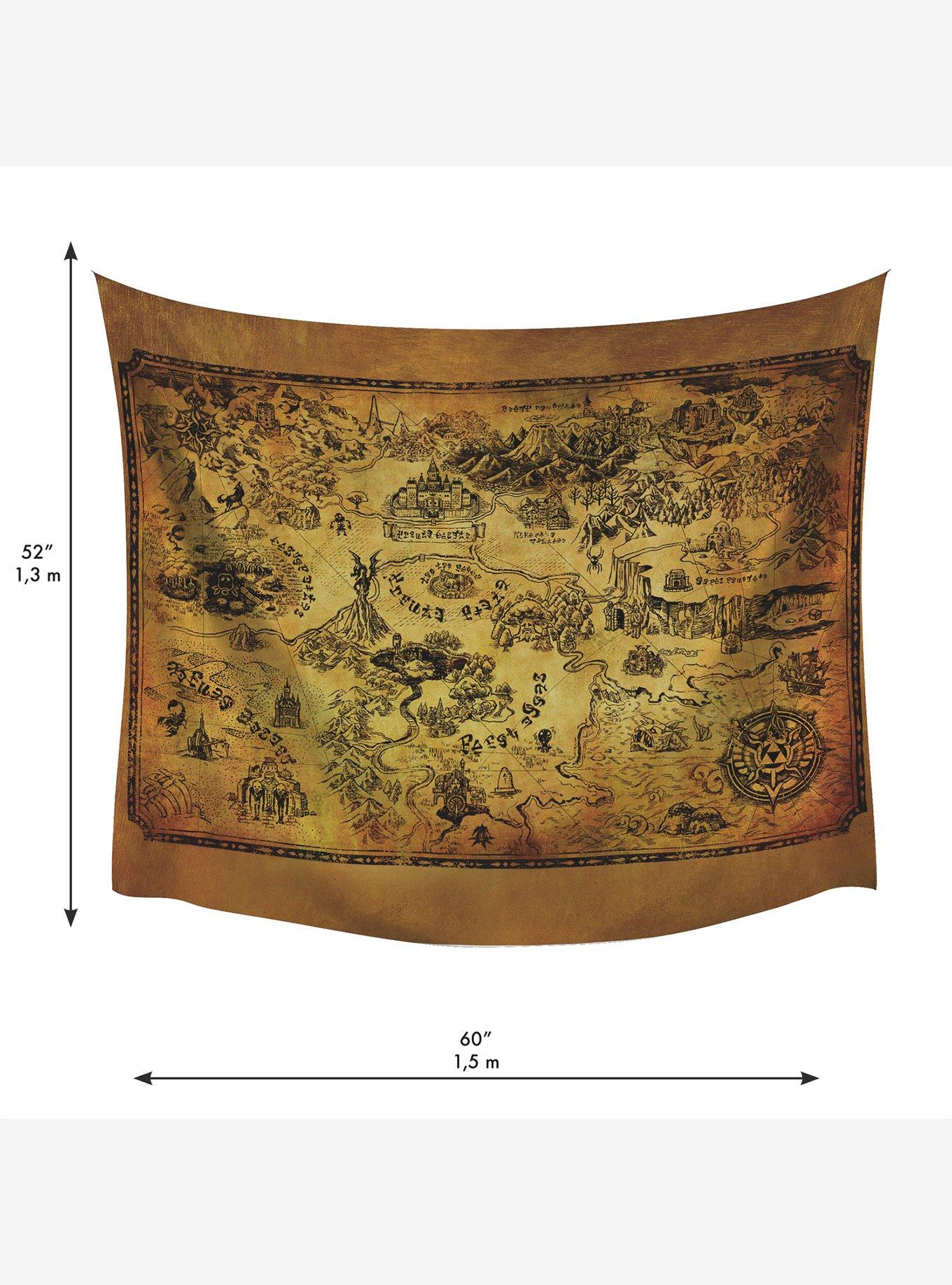 The Legend of Zelda Map Tapestry, , alternate