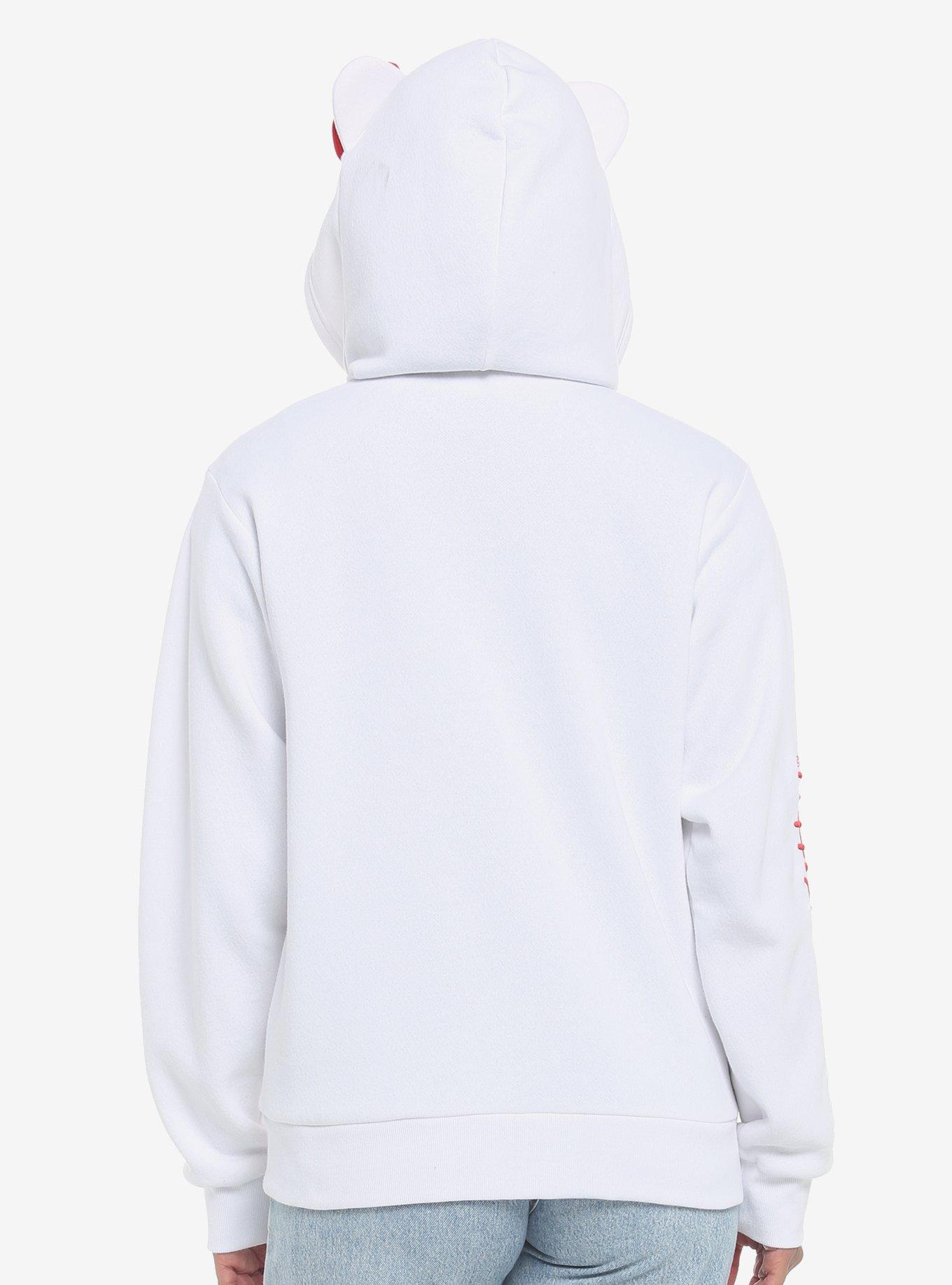 Hello Kitty 3D Ears Hoodie, BRIGHT WHITE, alternate