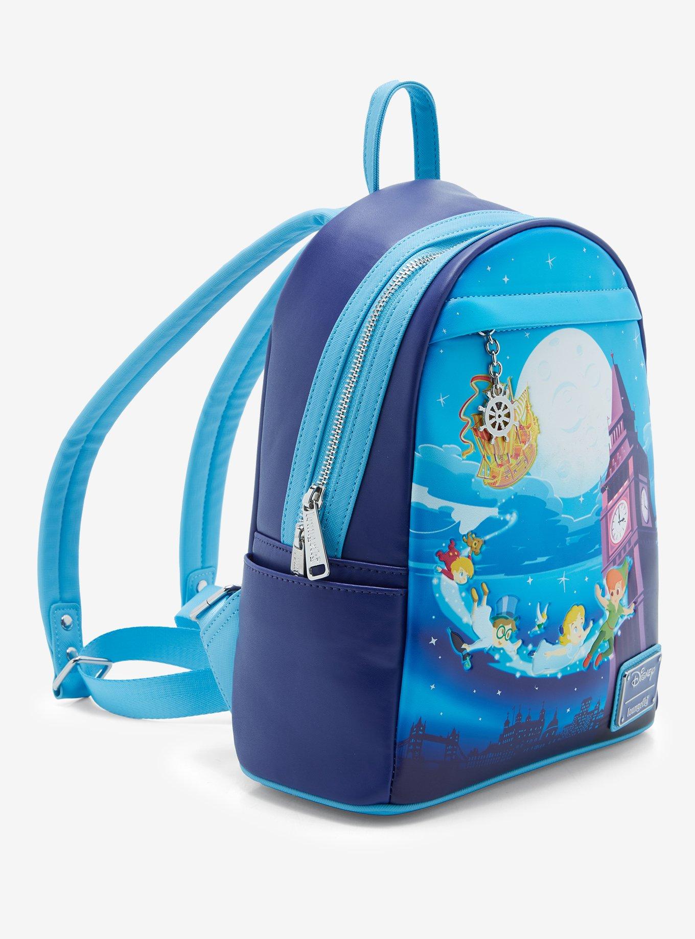 Loungefly Disney Peter Pan Nighttime Flight Glow-in-the-Dark Mini Backpack - BoxLunch Exclusive, , alternate