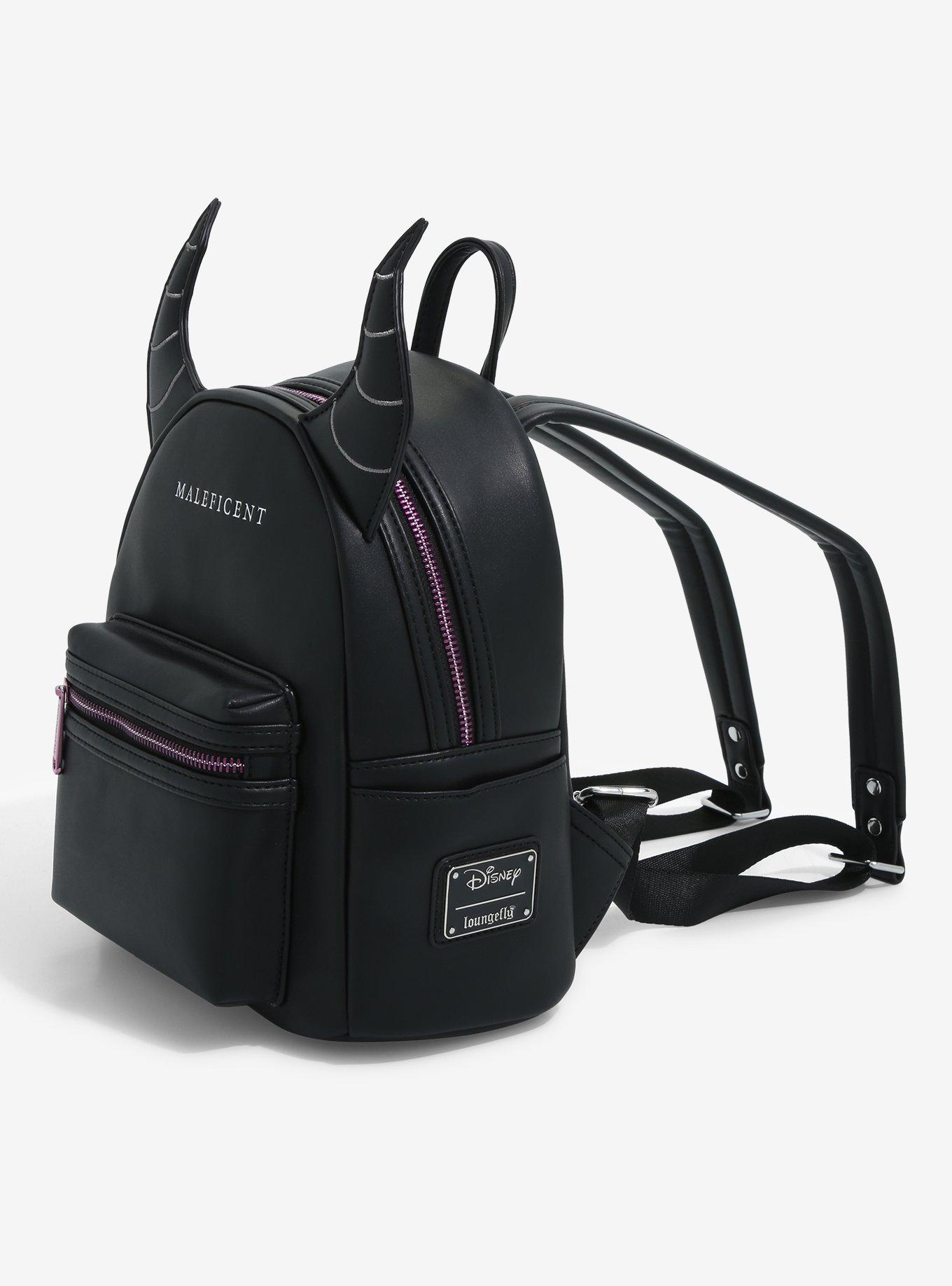 Loungefly Disney Sleeping Beauty Maleficent Minimalist Figural Mini Backpack - BoxLunch Exclusive , , alternate