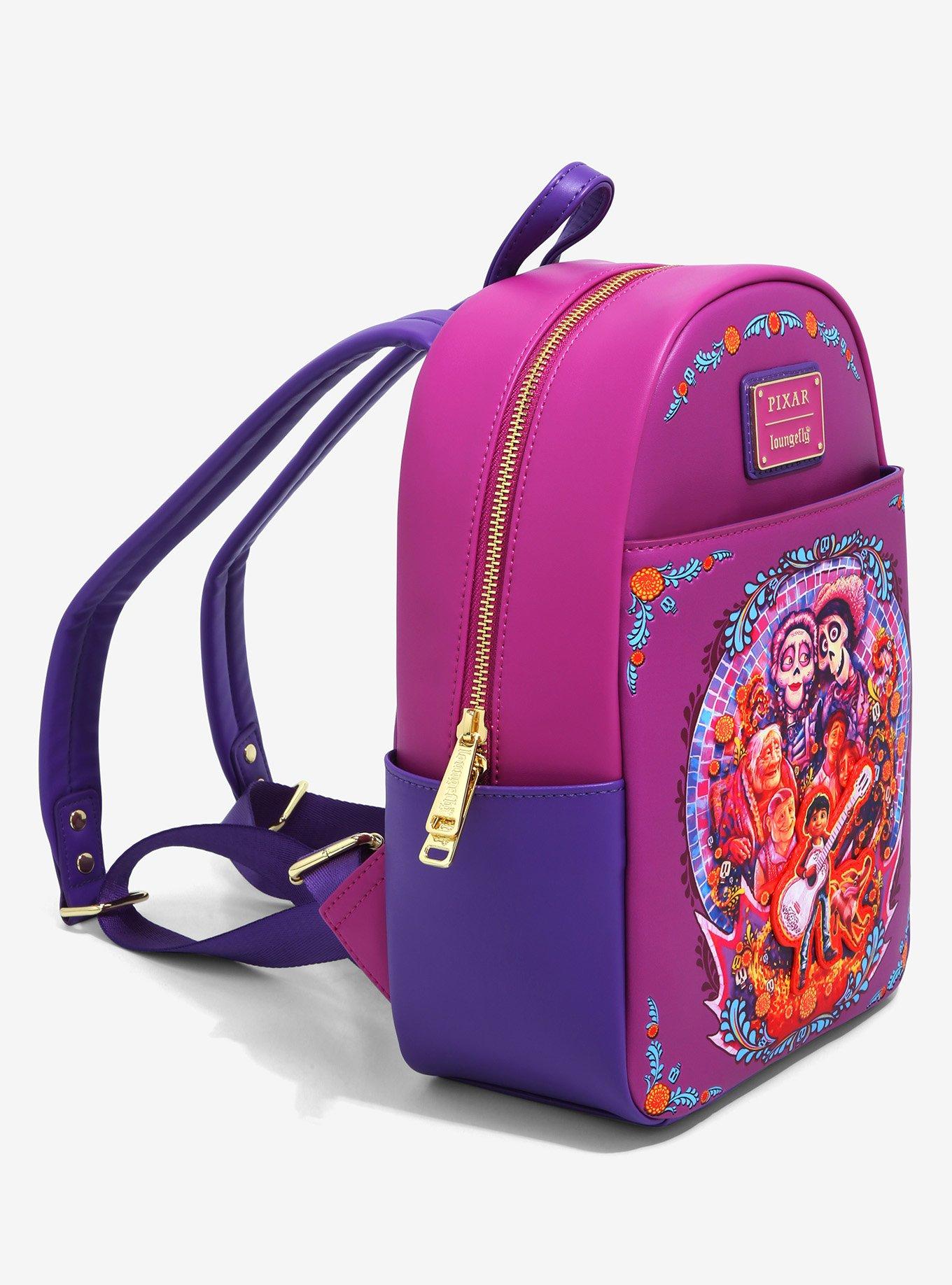 Loungefly Disney Pixar Coco Family Mural Mini Backpack - BoxLunch Exclusive, , alternate