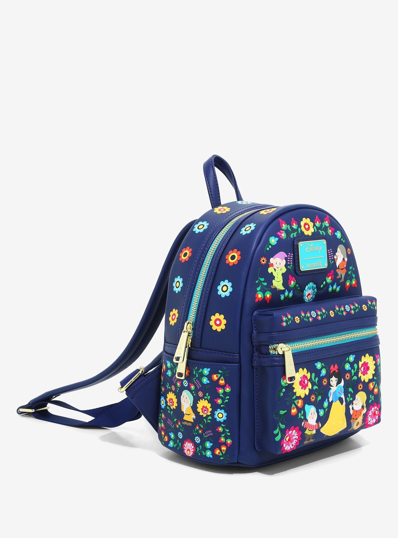 Loungefly Disney Snow White and the Seven Dwarfs Folk Mini Backpack - BoxLunch Exclusive, , hi-res