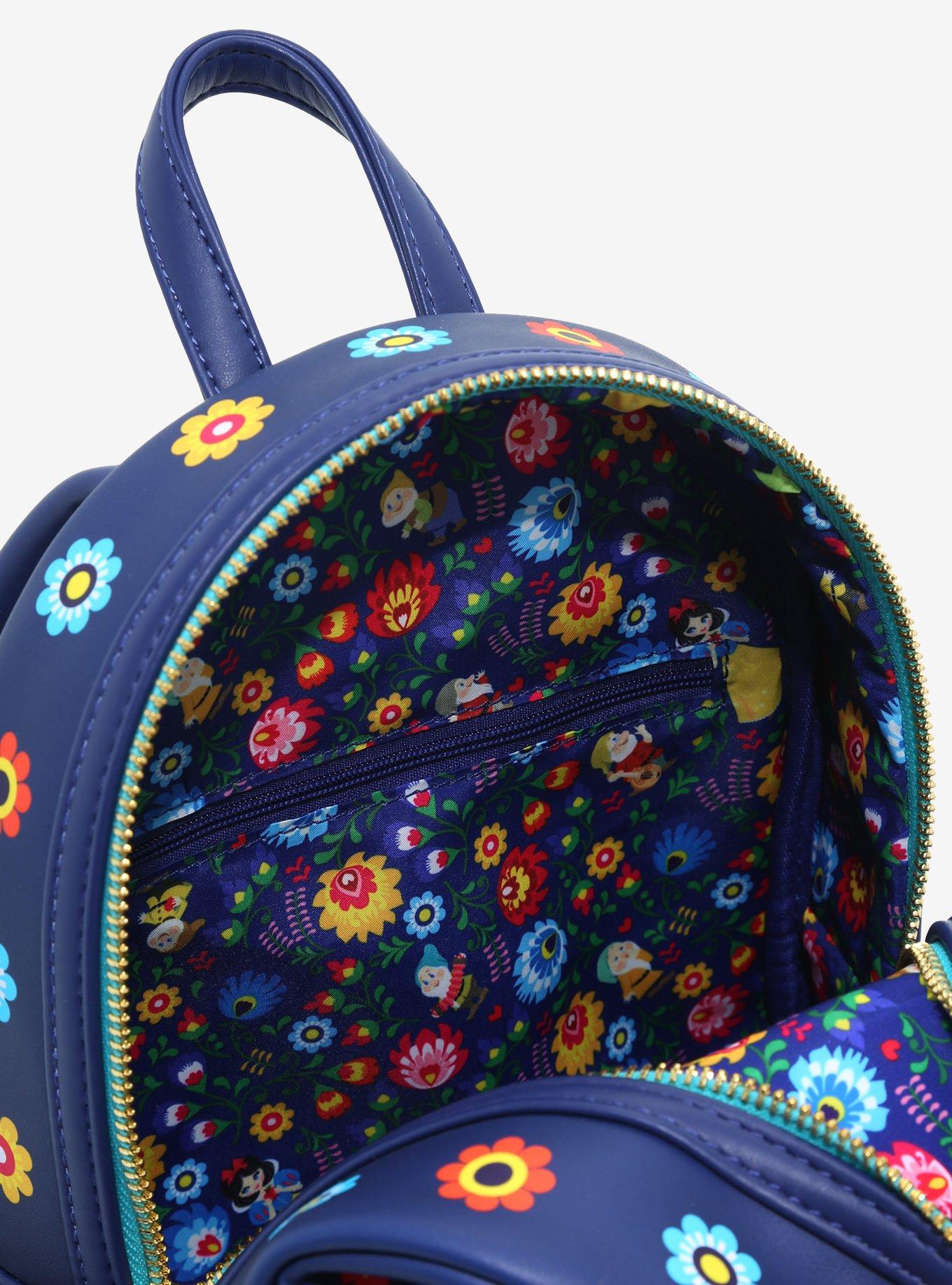 Loungefly Disney Snow White and the Seven Dwarfs Folk Mini Backpack - BoxLunch Exclusive, , alternate