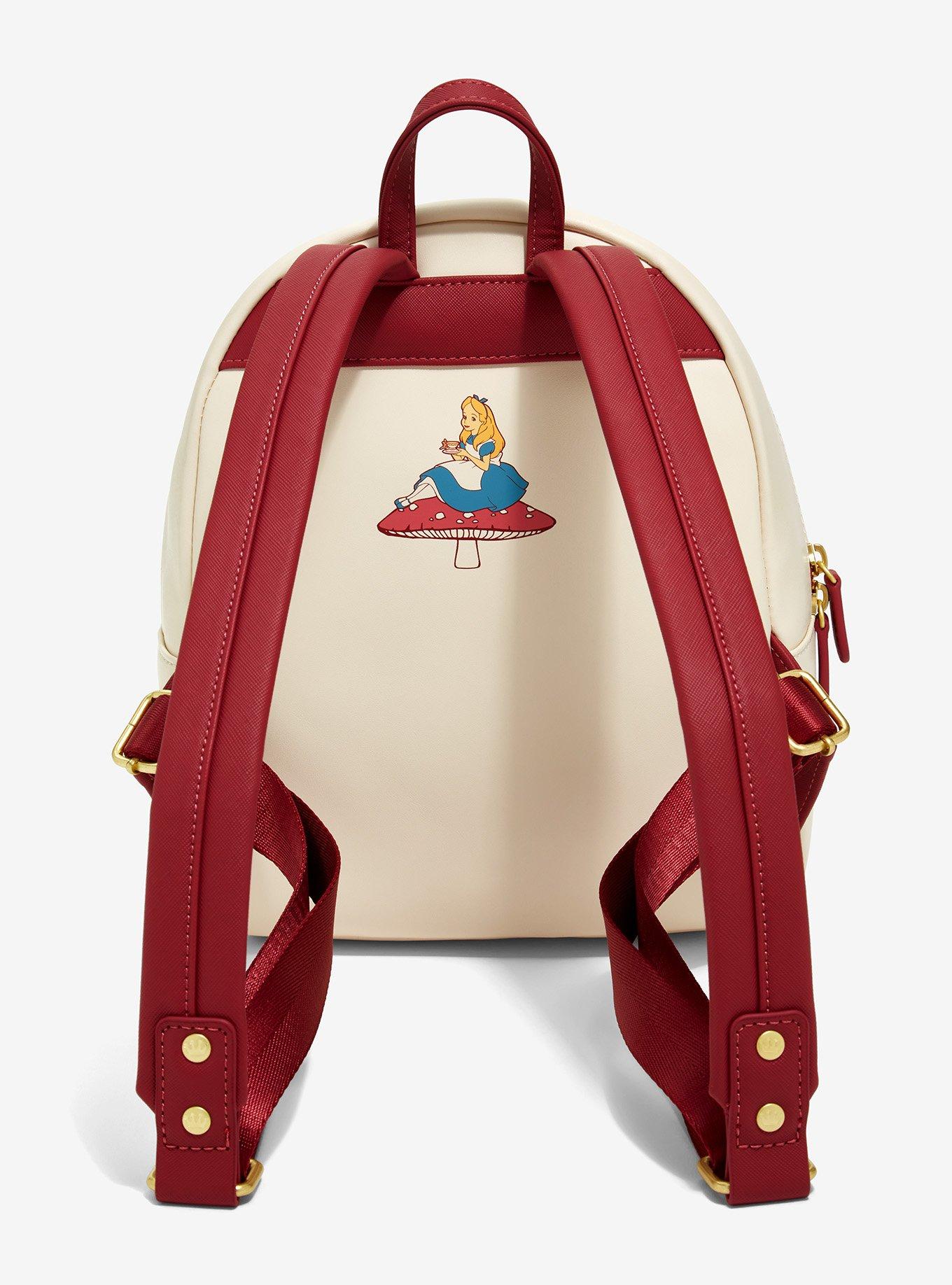 Loungefly Disney Alice in Wonderland Mushroom Tea Party Mini Backpack - BoxLunch Exclusive, , alternate