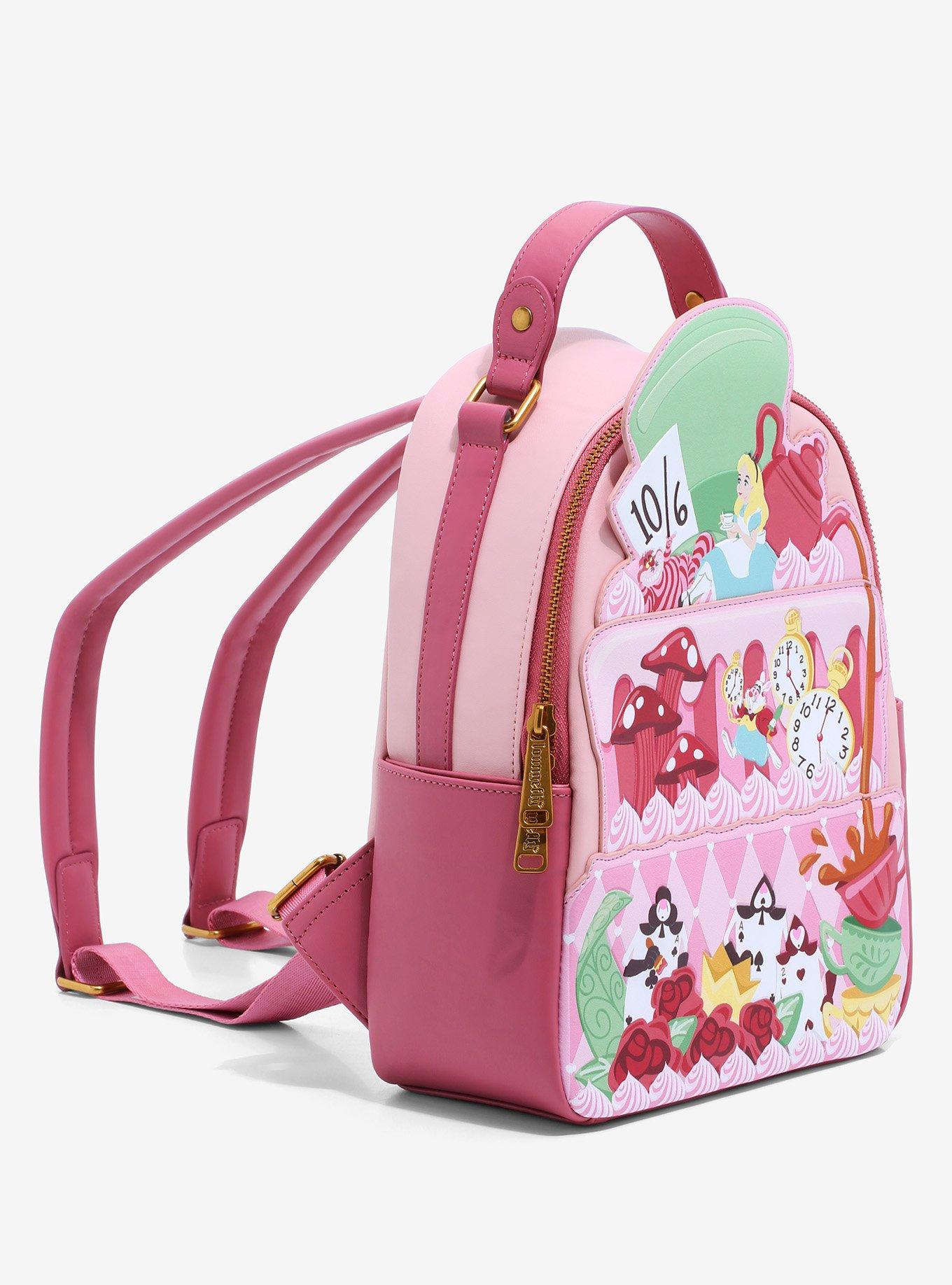 【注目コラボ】Loungeflyx不思議の国のアリスCakeバッグ Alice in Wonderland Unbirthday Cake Figural Glow Crossbody Bag
