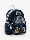 Loungefly Star Wars Darth Vader Helmet Glitter Mini Backpack — BoxLunch Exclusive, , alternate