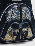 Loungefly Star Wars Darth Vader Helmet Glitter Mini Backpack — BoxLunch Exclusive, , alternate