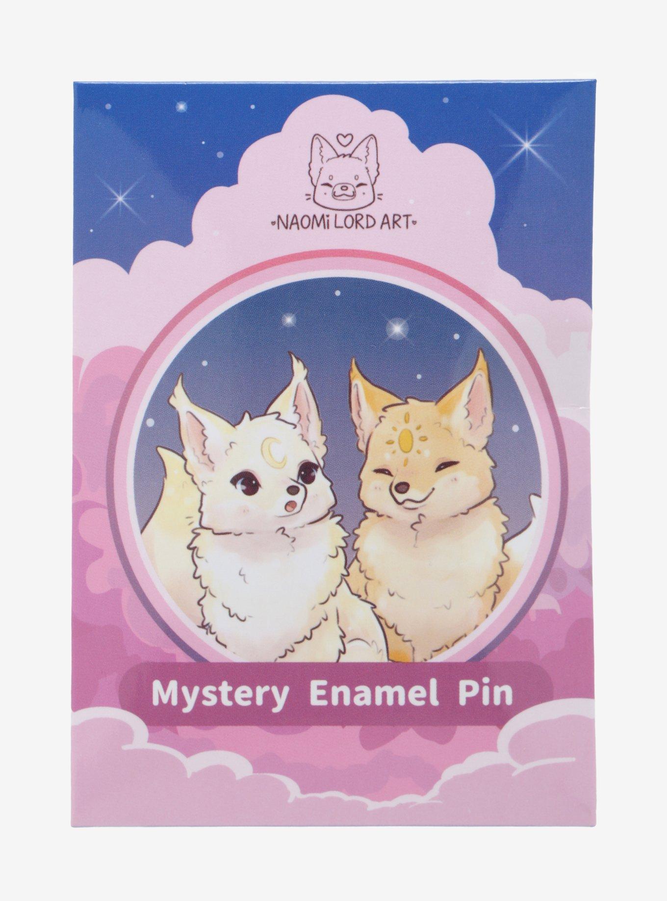 Mystical Fox Blind Box Enamel Pin By Naomi Lord Art, , alternate