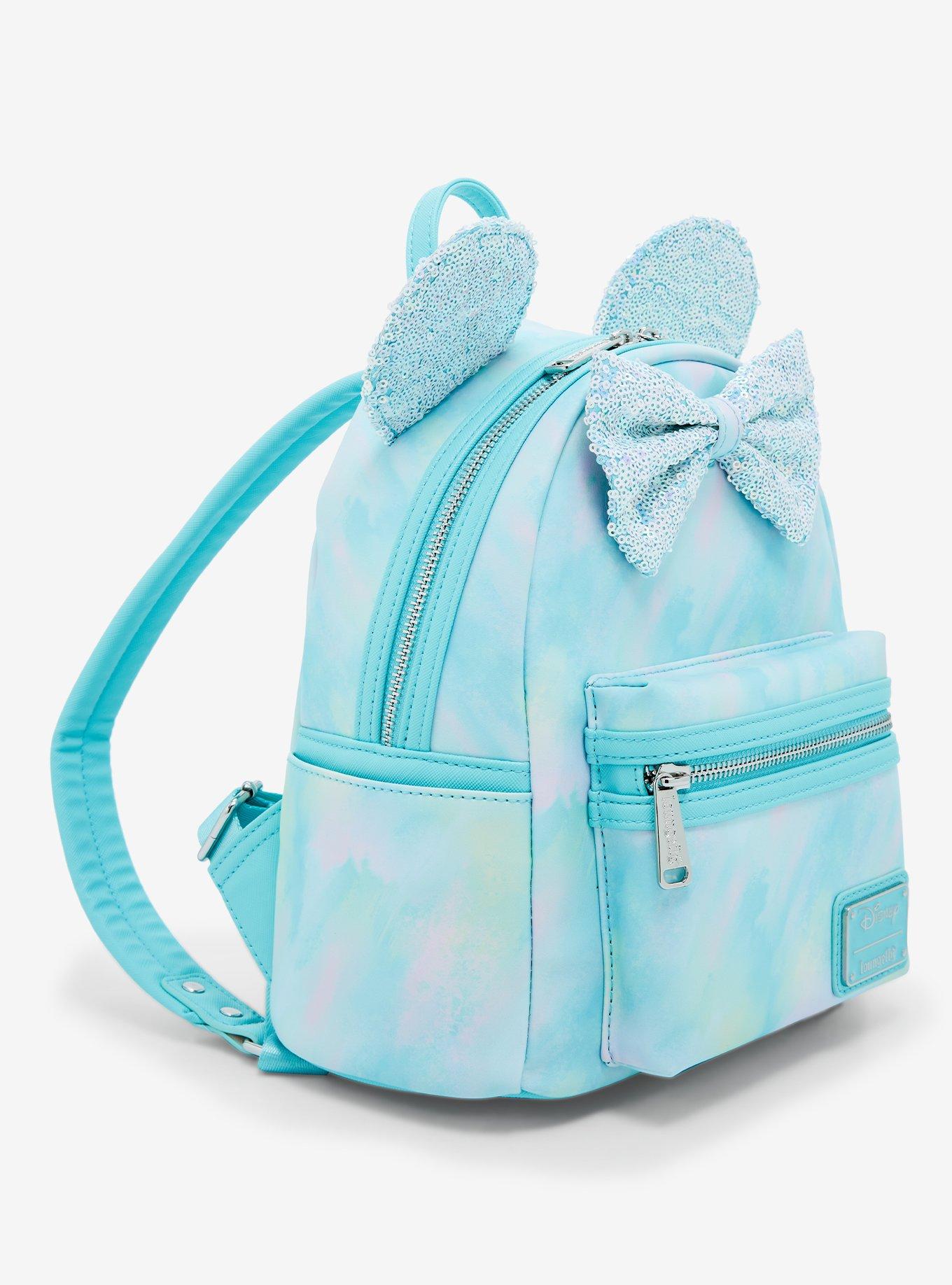 Disney Parks Loungefly Mini Backpack - Minnie Mouse Bow - Sequin