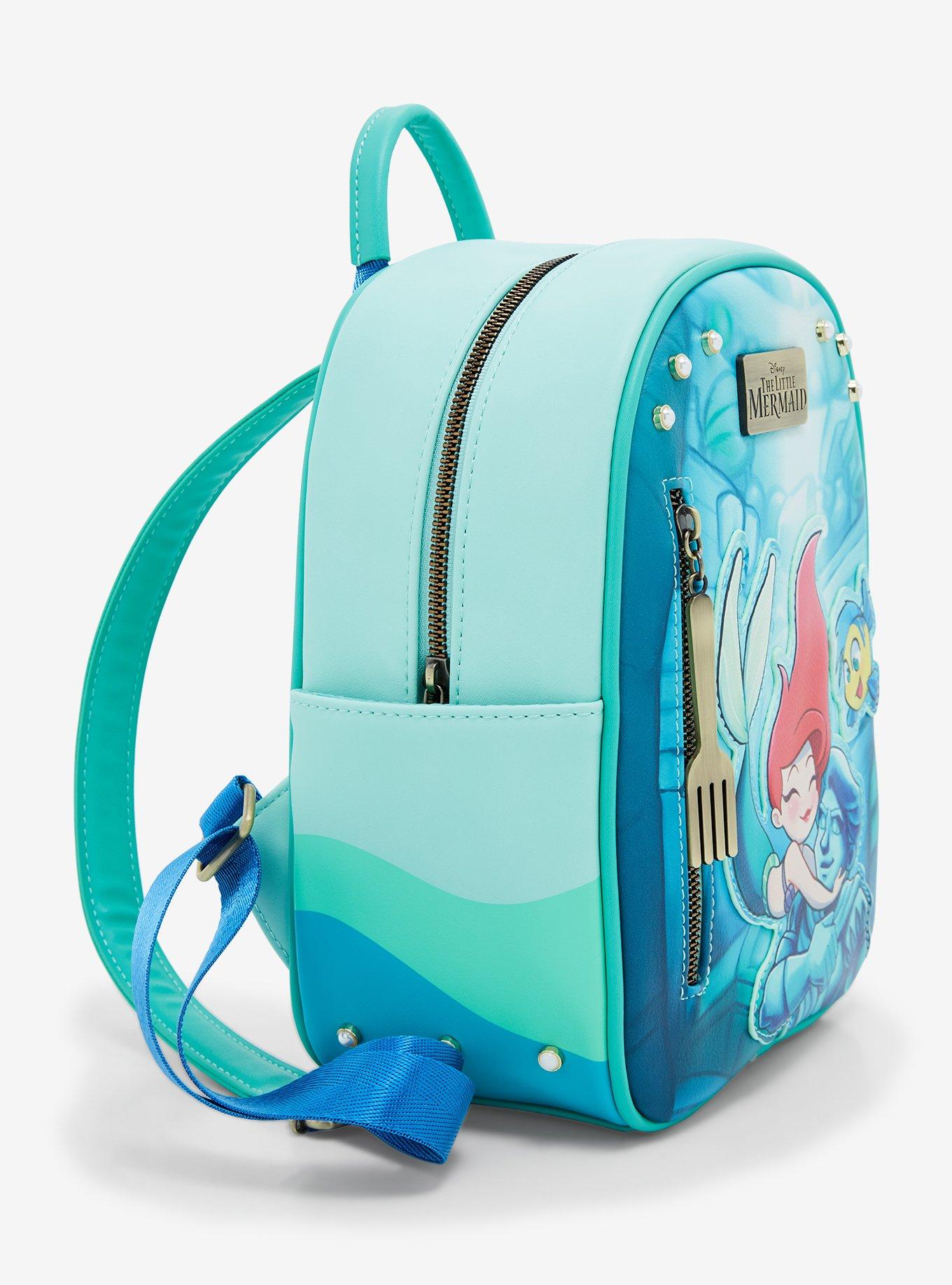 Disney The Little Mermaid Ariel & Prince Eric Statue Mini Backpack - BoxLunch Exclusive, , hi-res