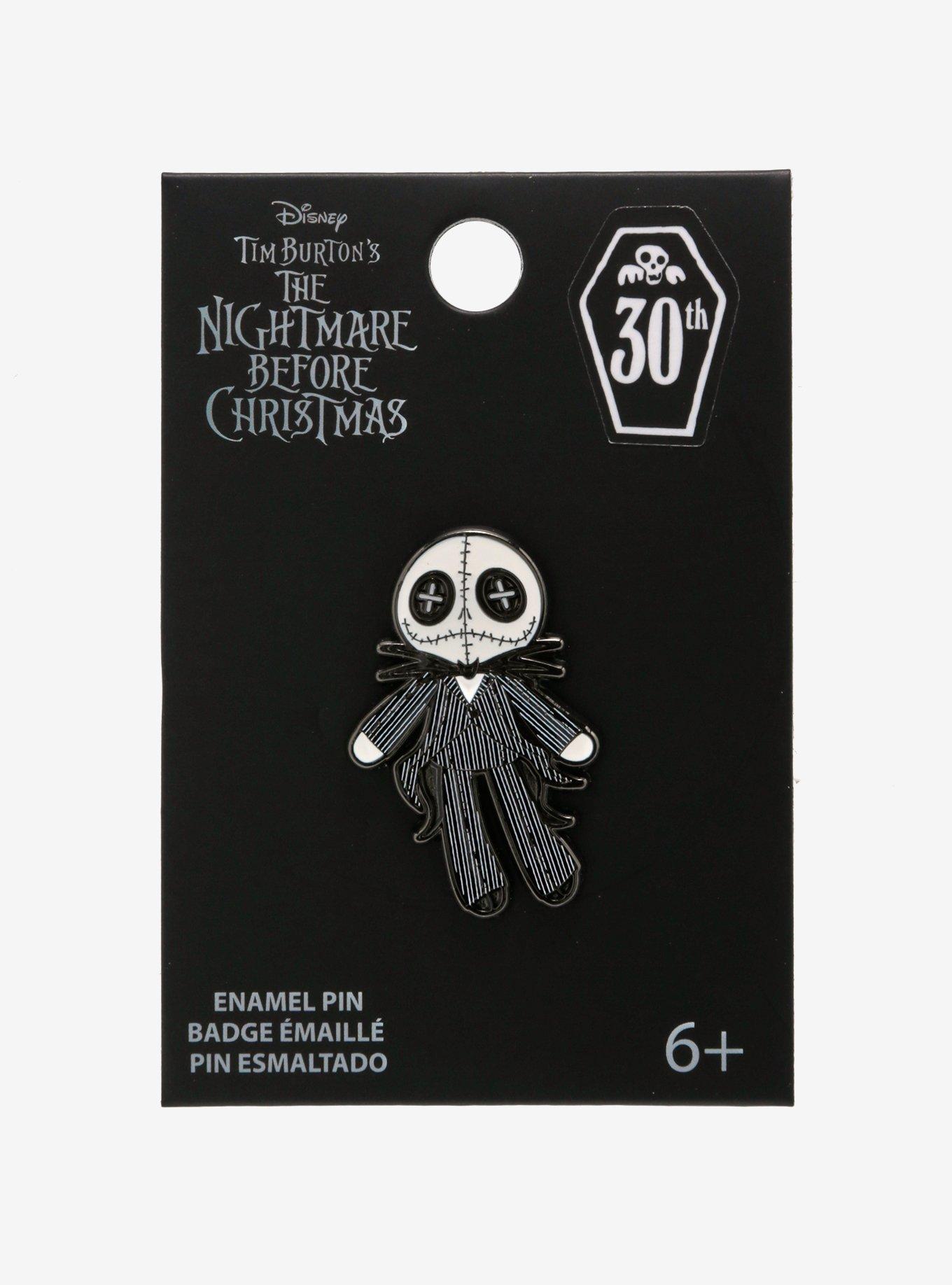 The Nightmare Before Christmas Jack Doll Enamel Pin, , alternate